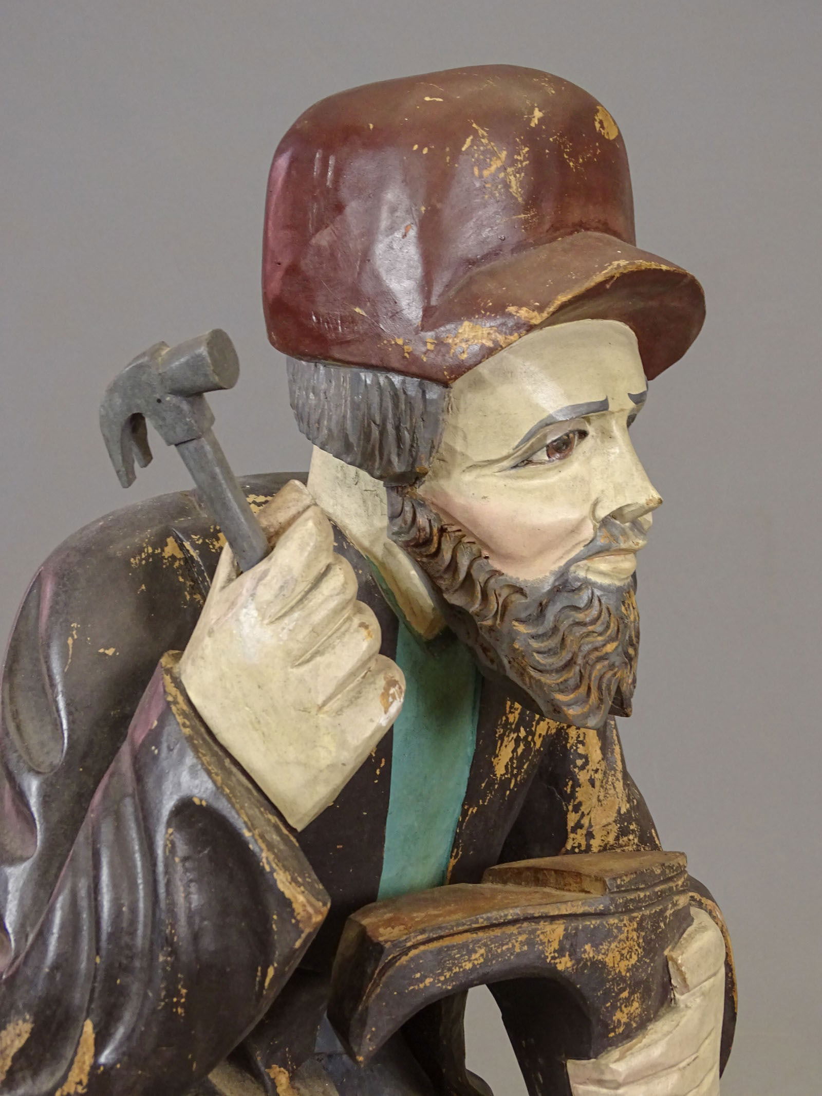 Wooden Cobbler Statue - 5