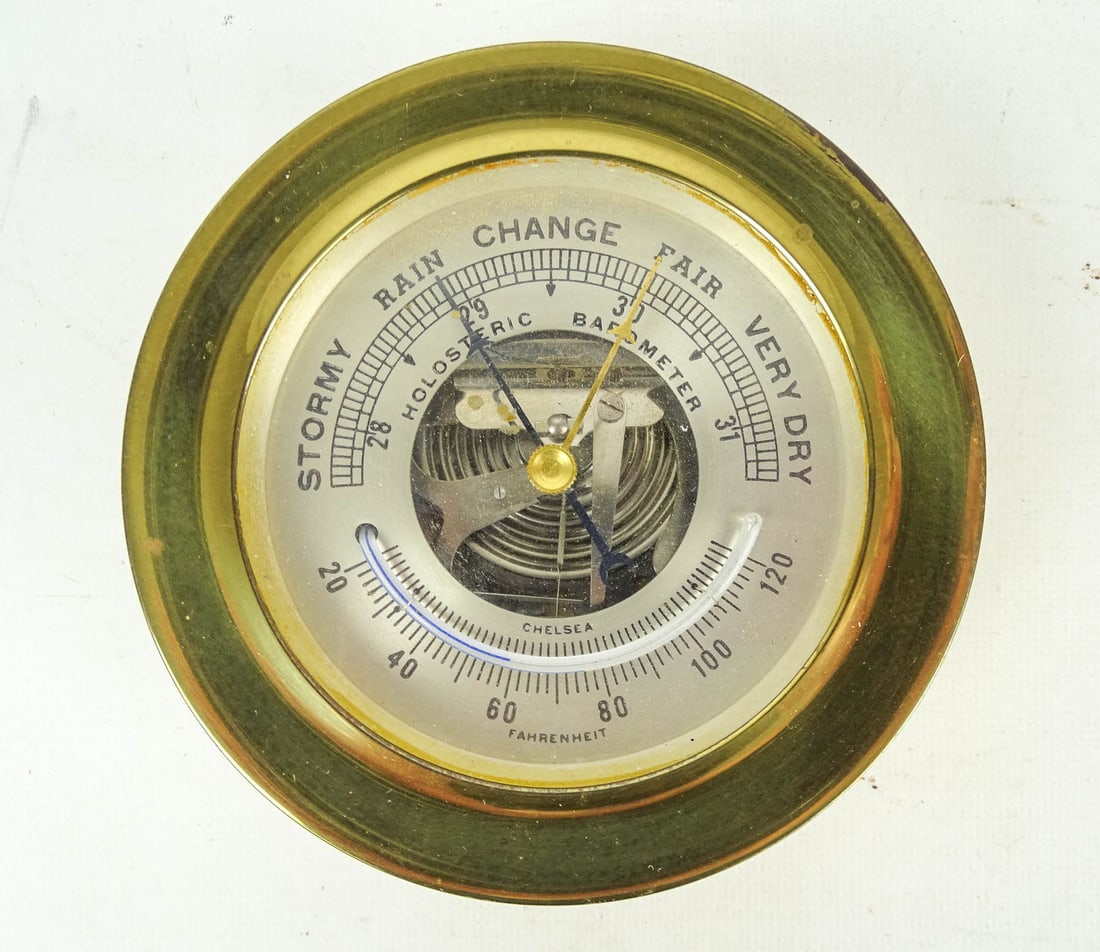 Seth Thomas Ships Wheel Clock - 5