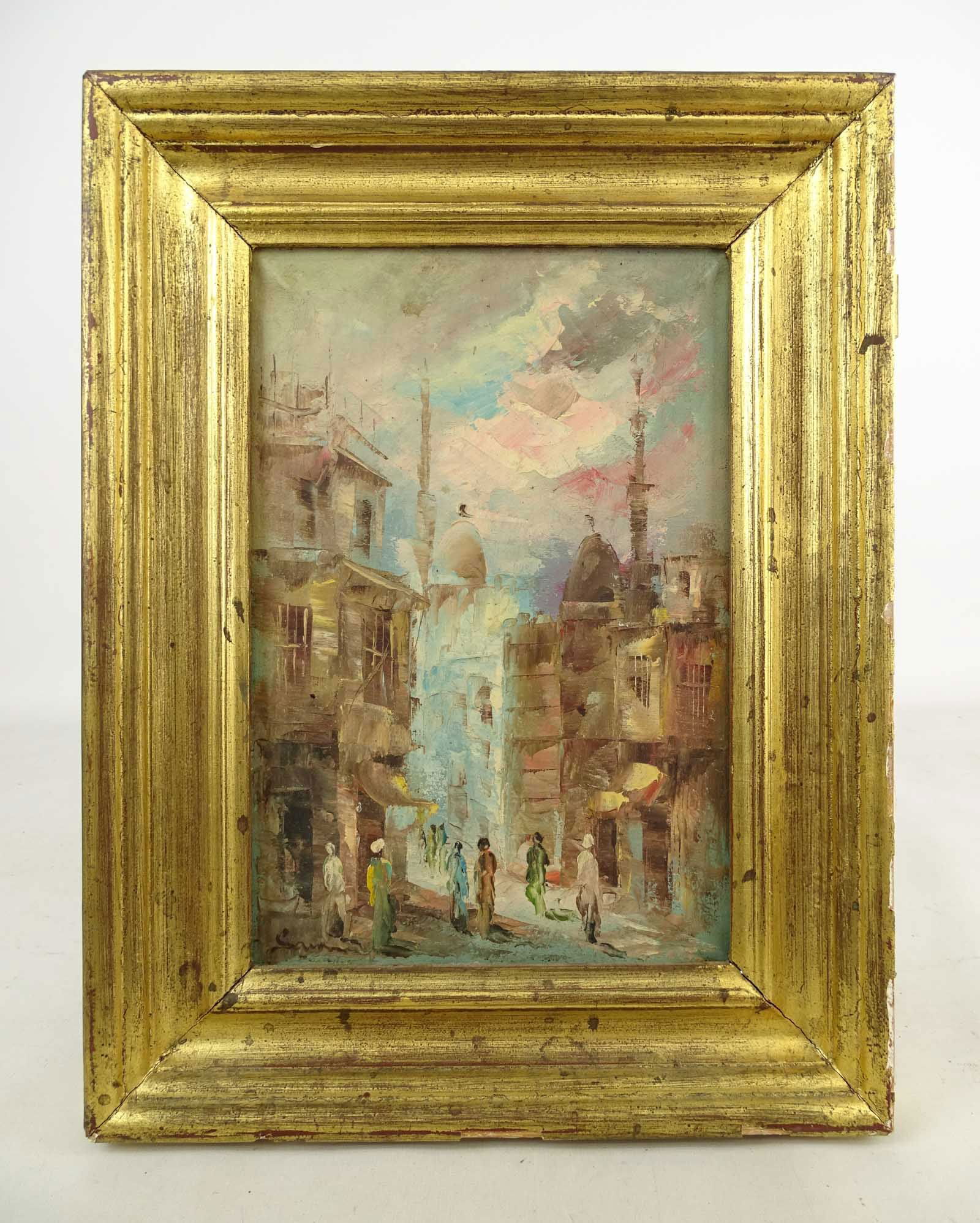 Pair Arabic School Paintings - 2