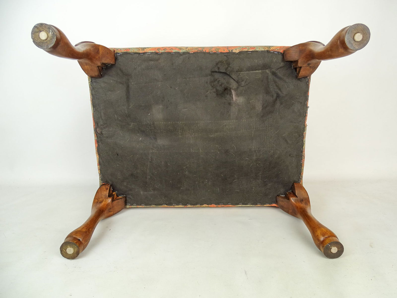 Queen Anne Style Ottoman - 5