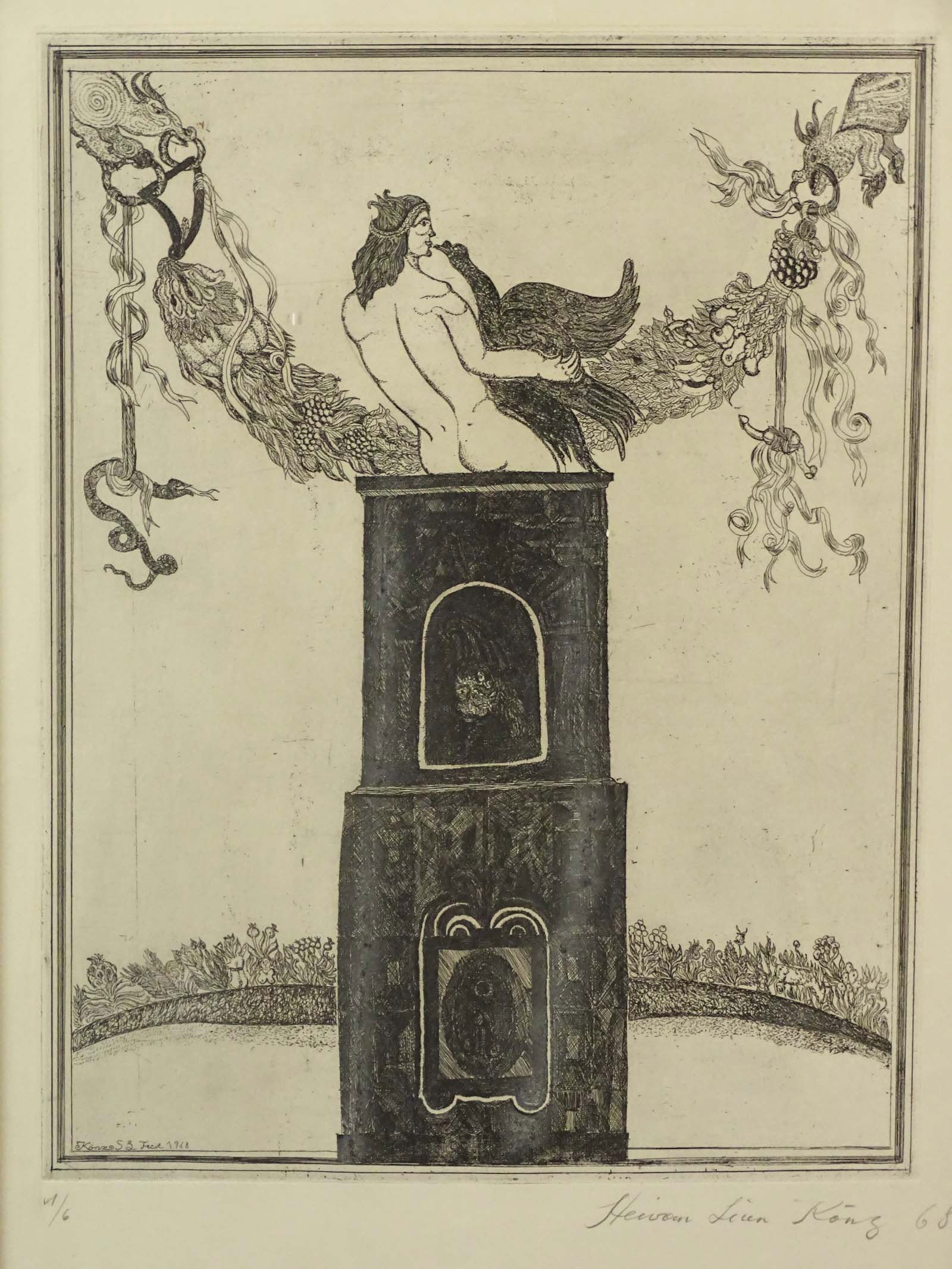 Pencil Signed Etchings - 2