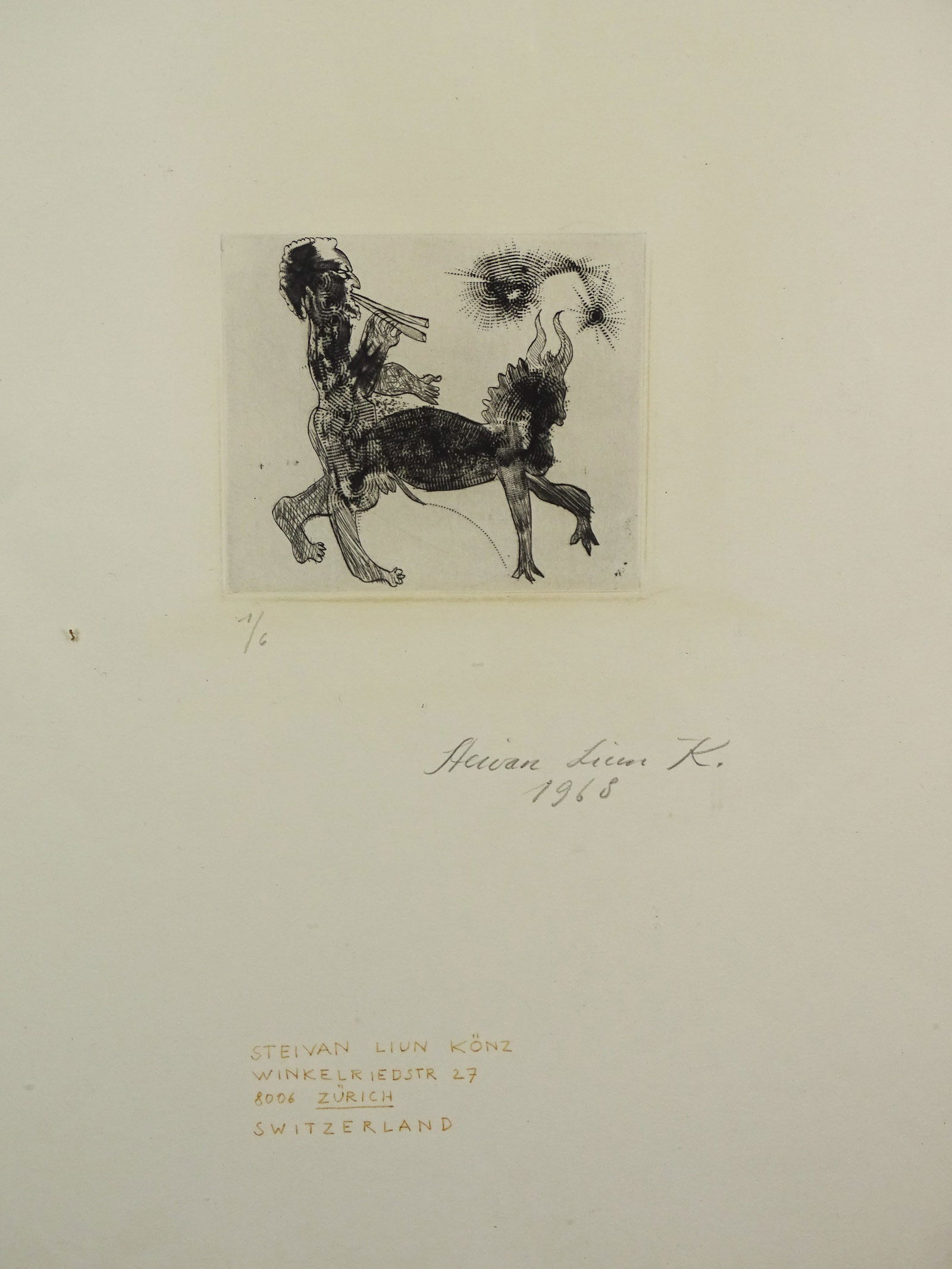 Pencil Signed Etchings - 5