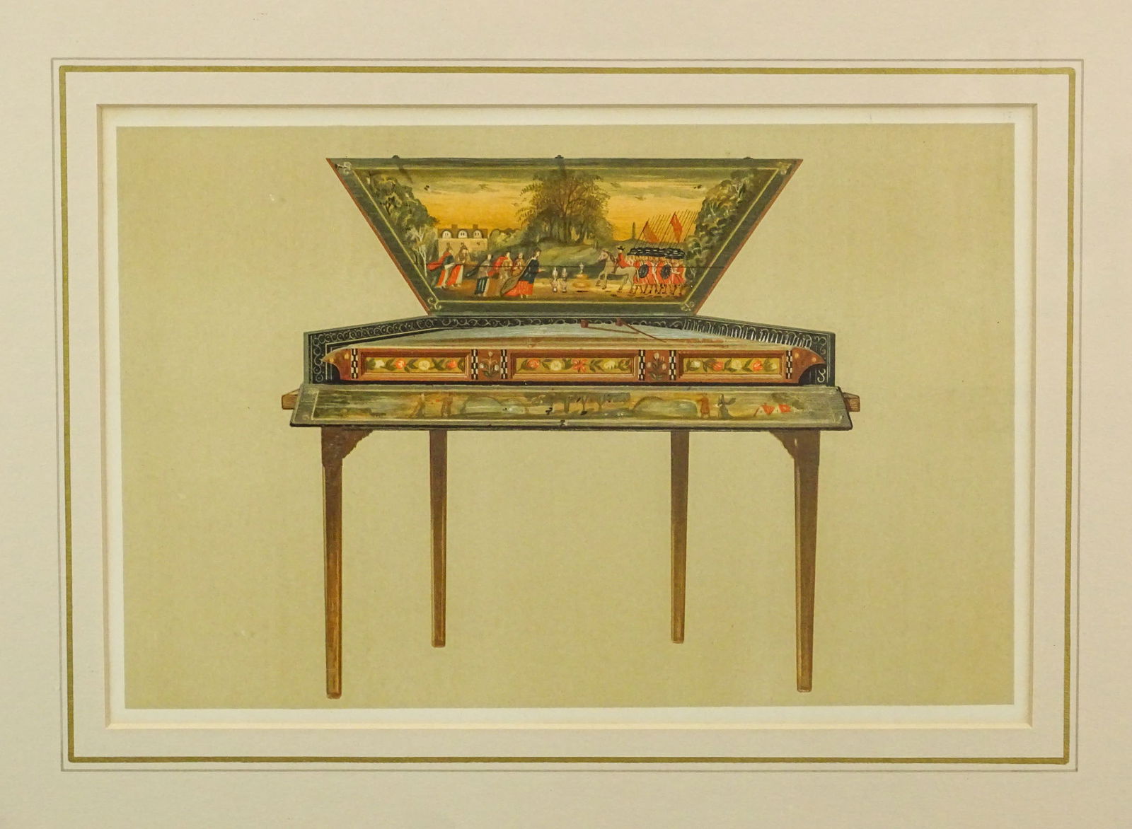 Pair Piano Forte Study Prints - 3