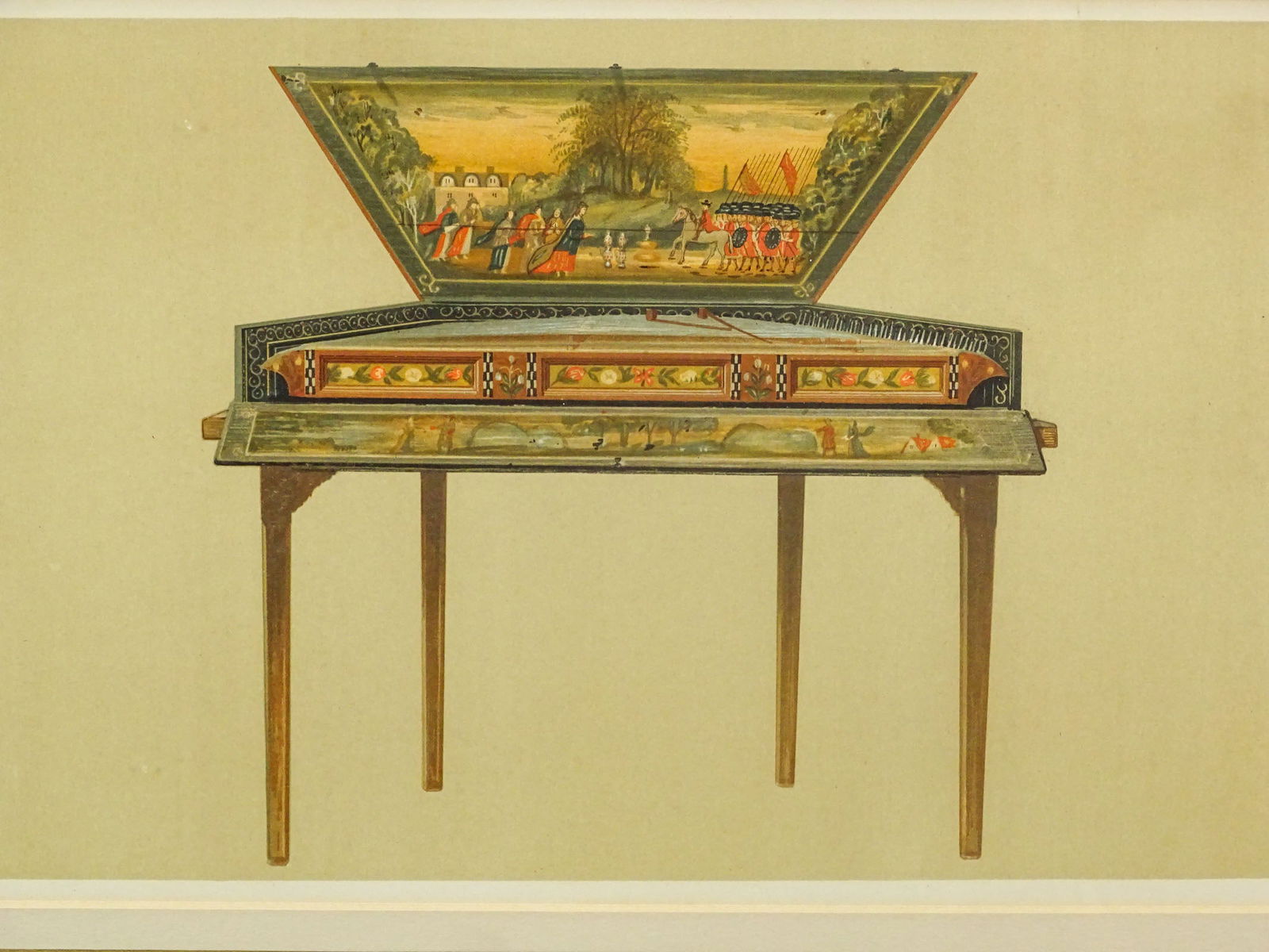 Pair Piano Forte Study Prints - 4