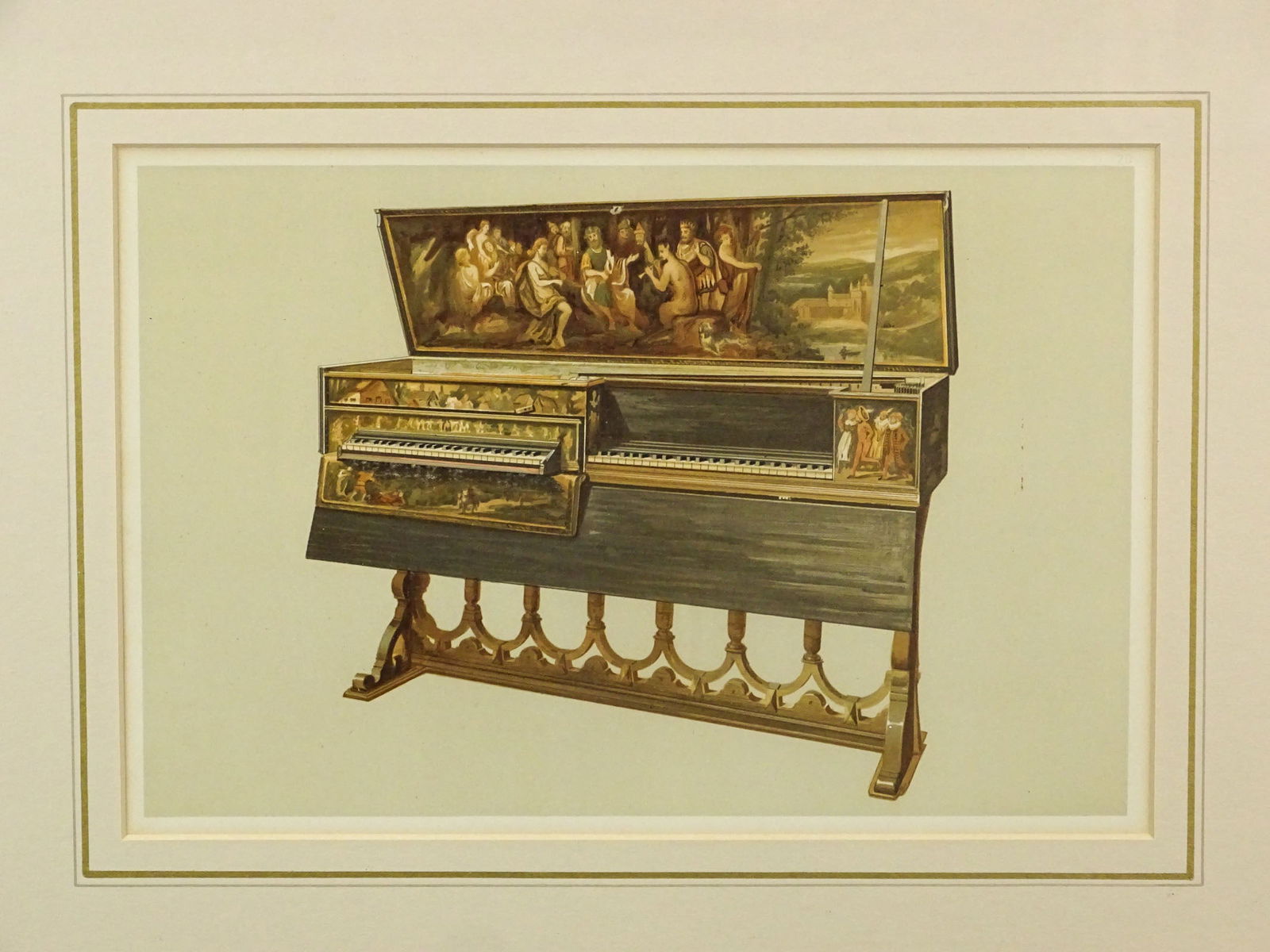 Pair Piano Forte Study Prints - 7