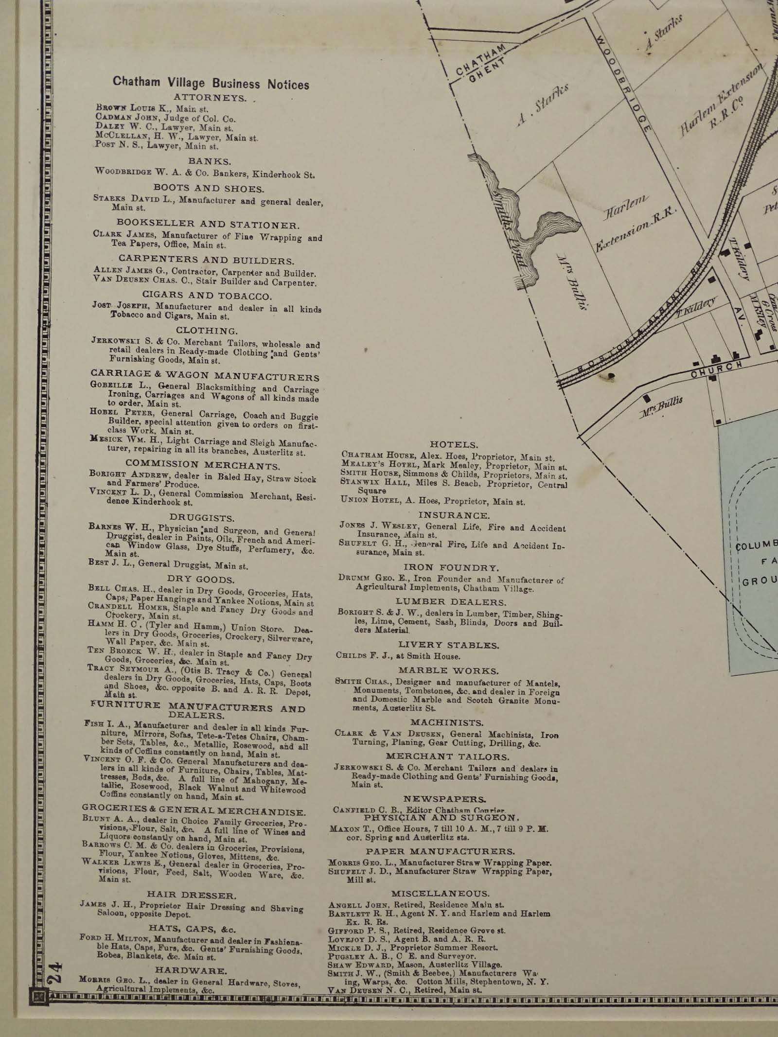 Chatham New York Map - 5