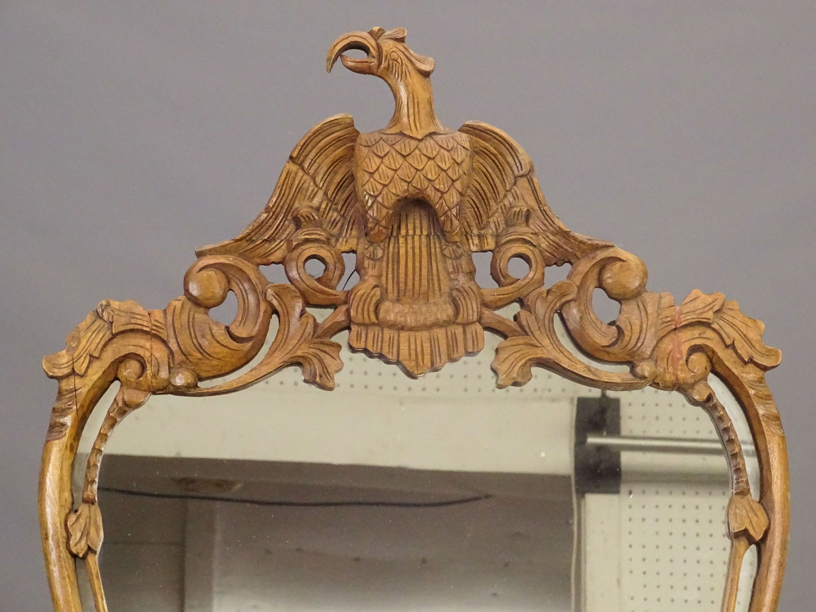Carved Eagle Mirror - 3