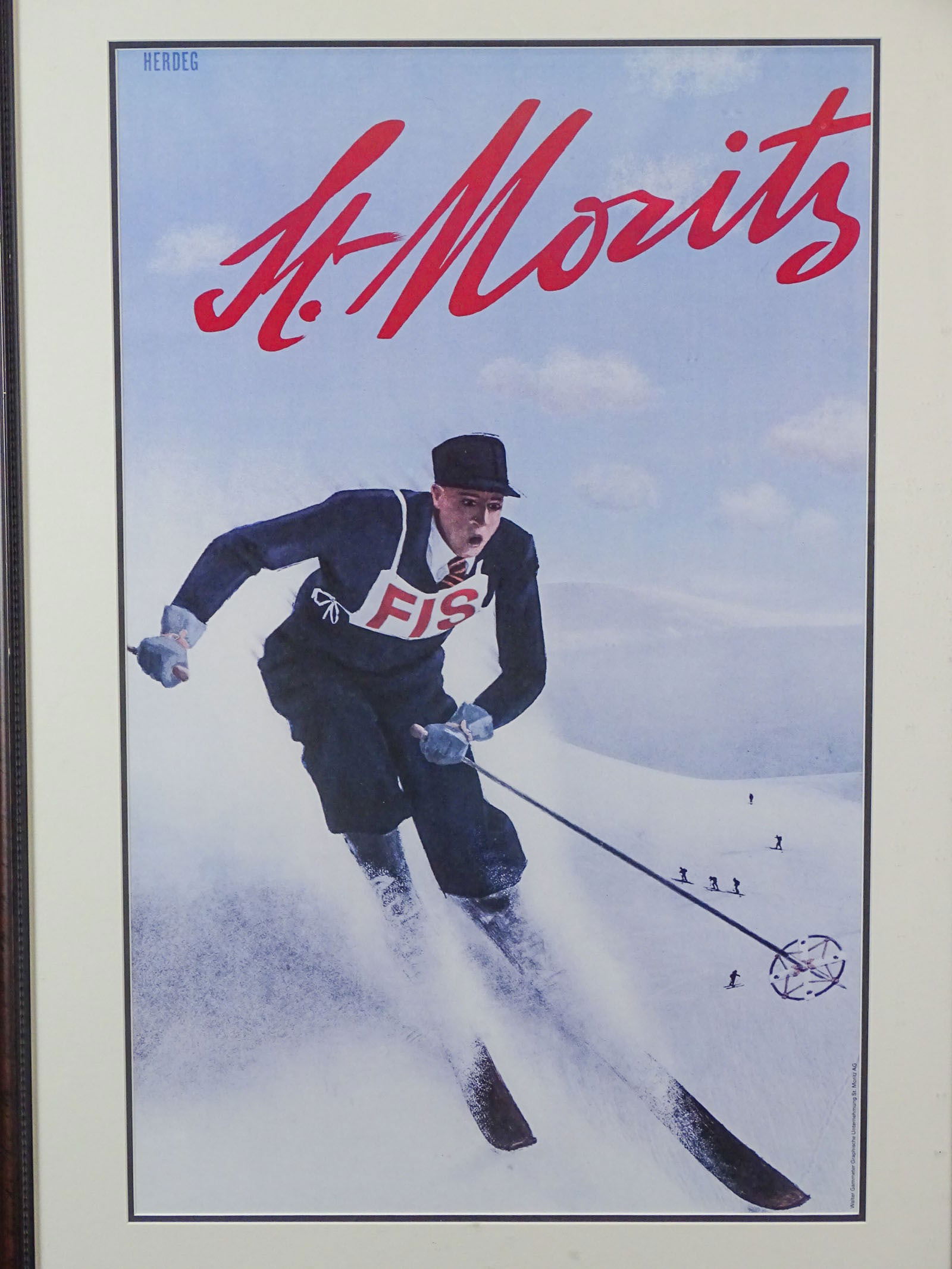 Two St. Moritz Ski Posters - 4