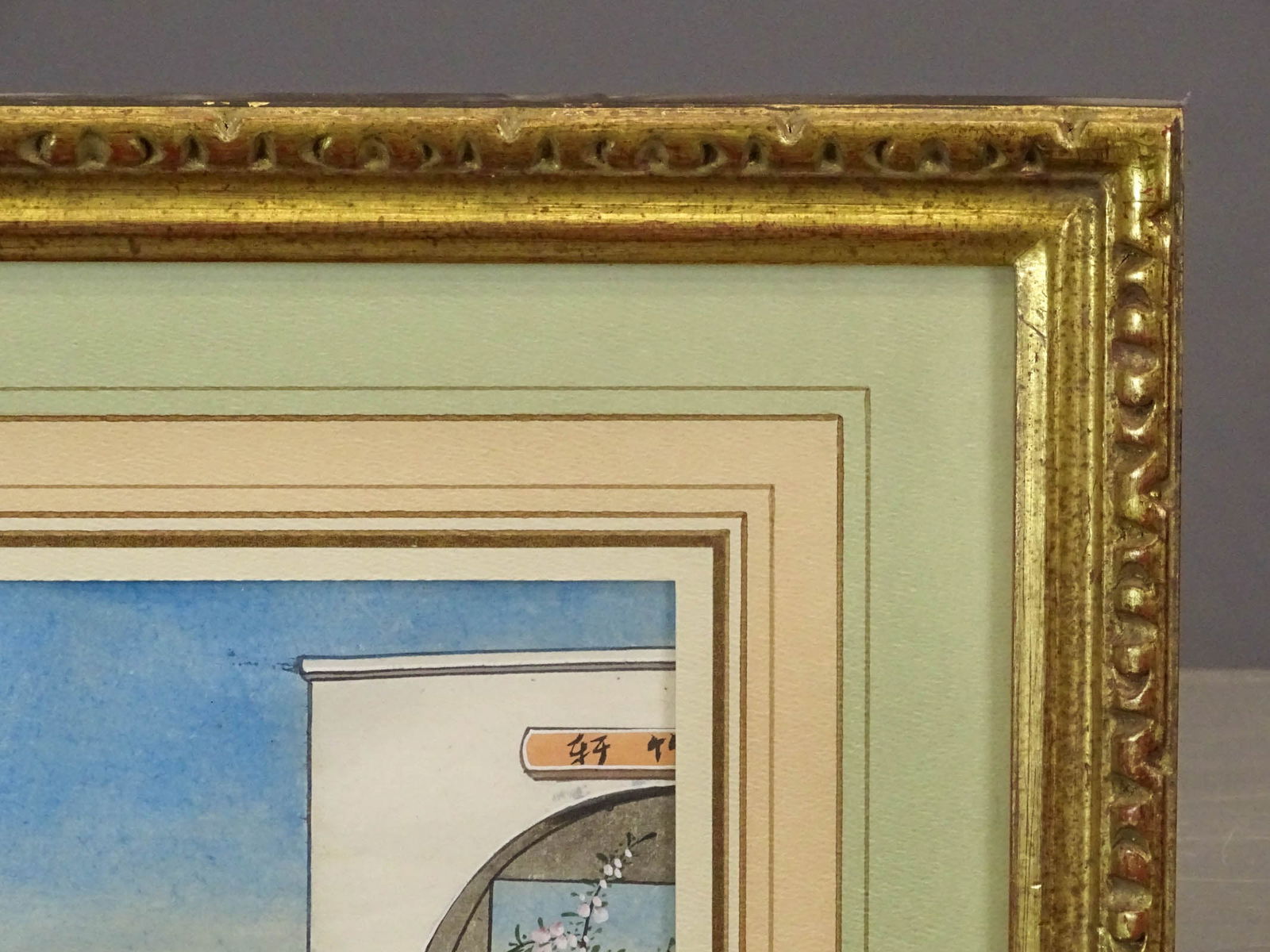 Pair of Asian Hand Colored Prints - 4