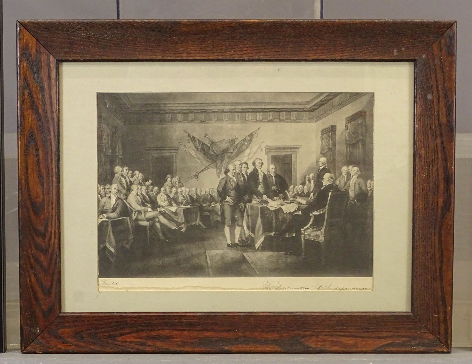 1902 Framed Declaration of Independence - 2