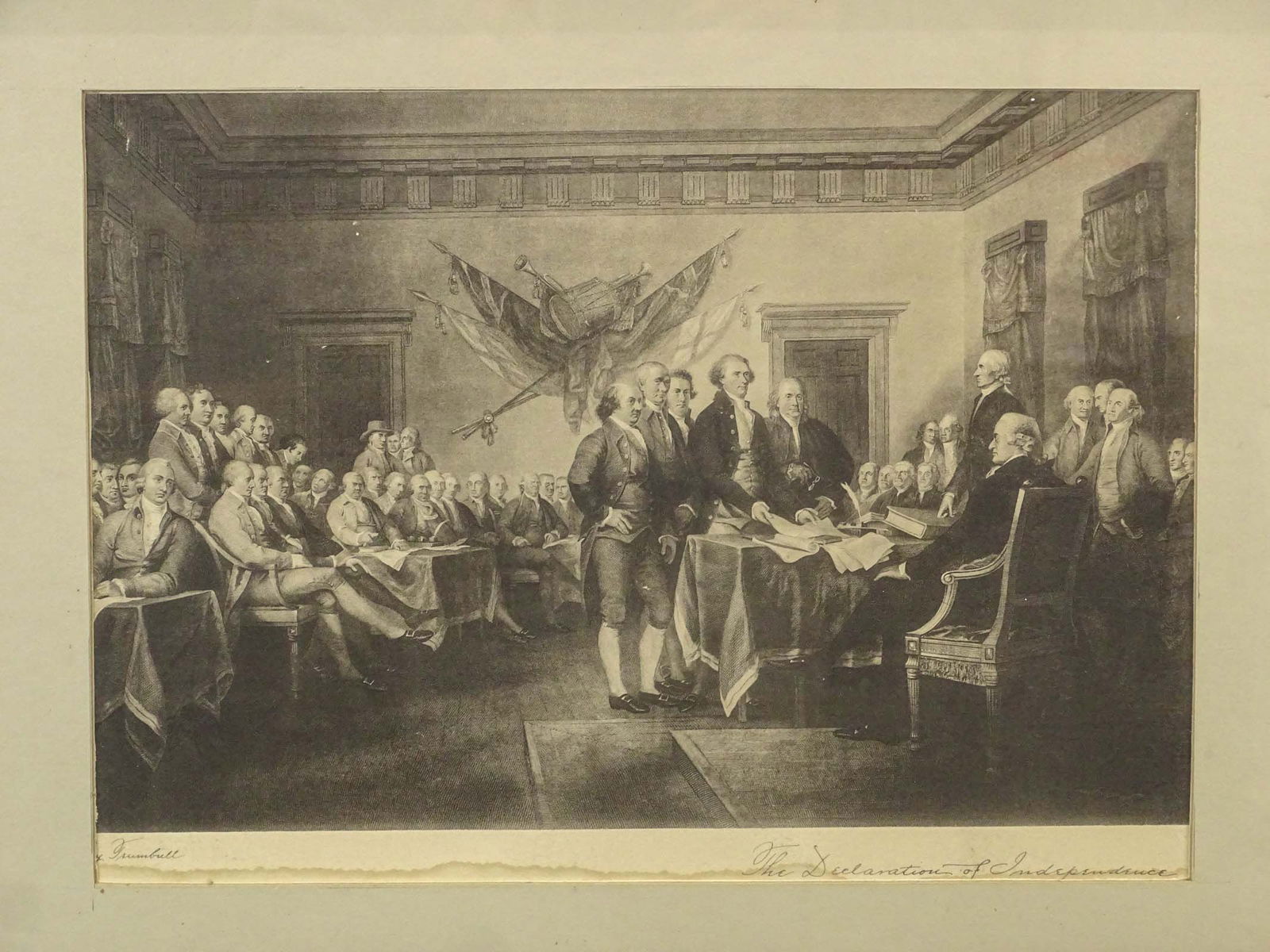 1902 Framed Declaration of Independence - 3