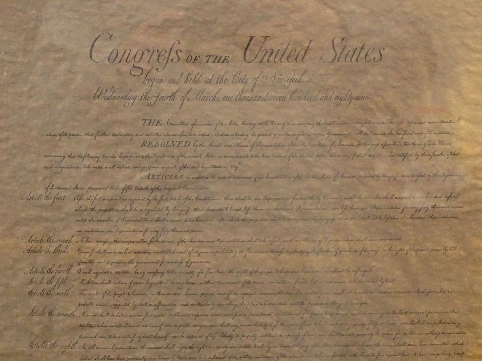 1902 Framed Declaration of Independence - 5