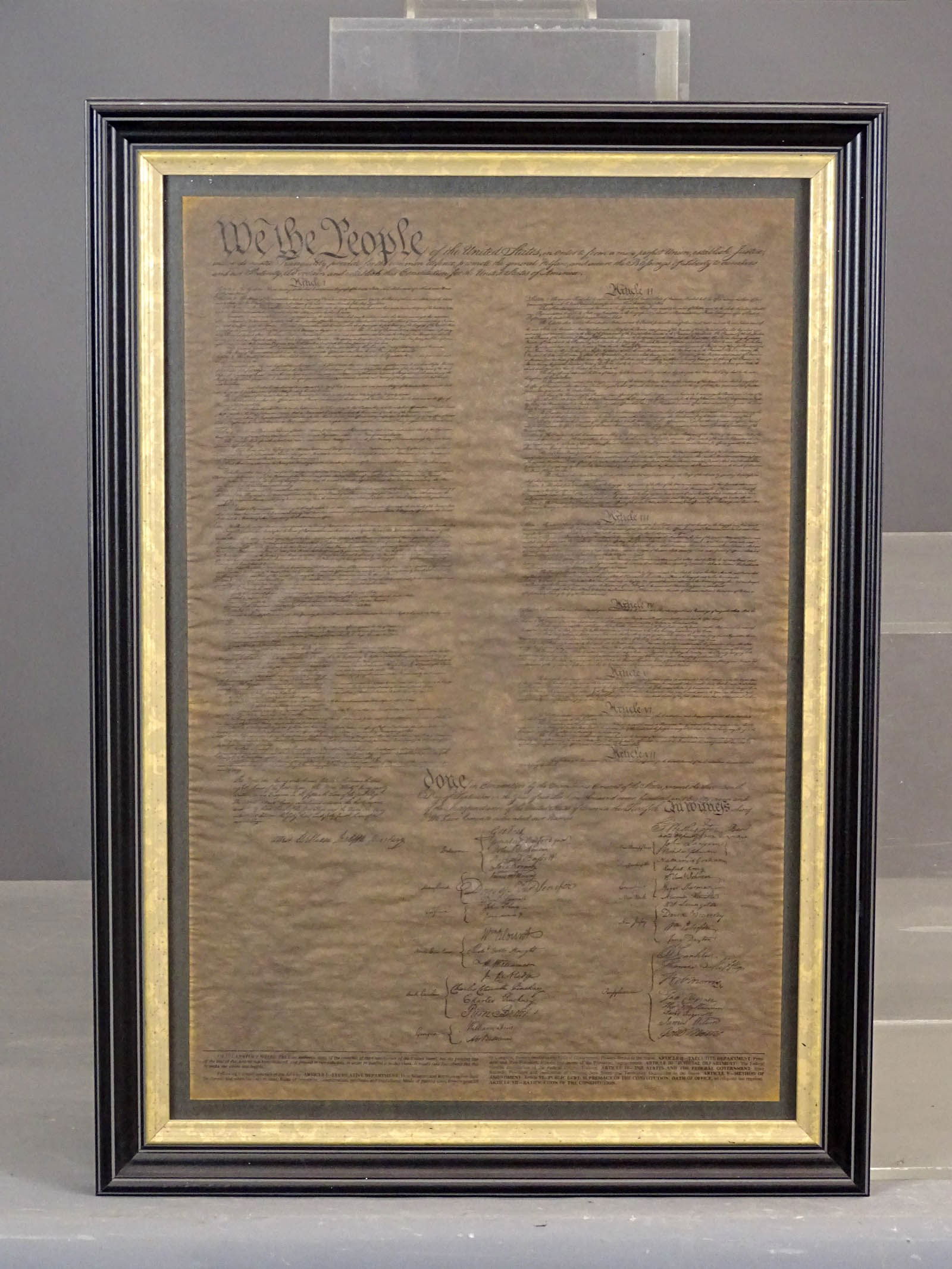 1902 Framed Declaration of Independence - 6