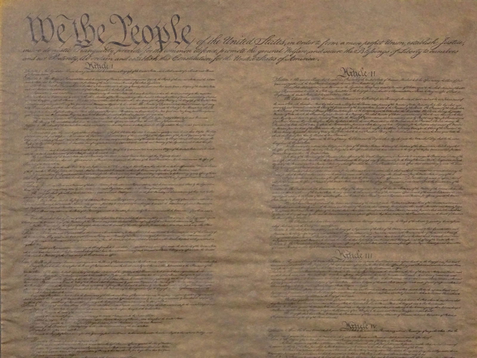 1902 Framed Declaration of Independence - 7