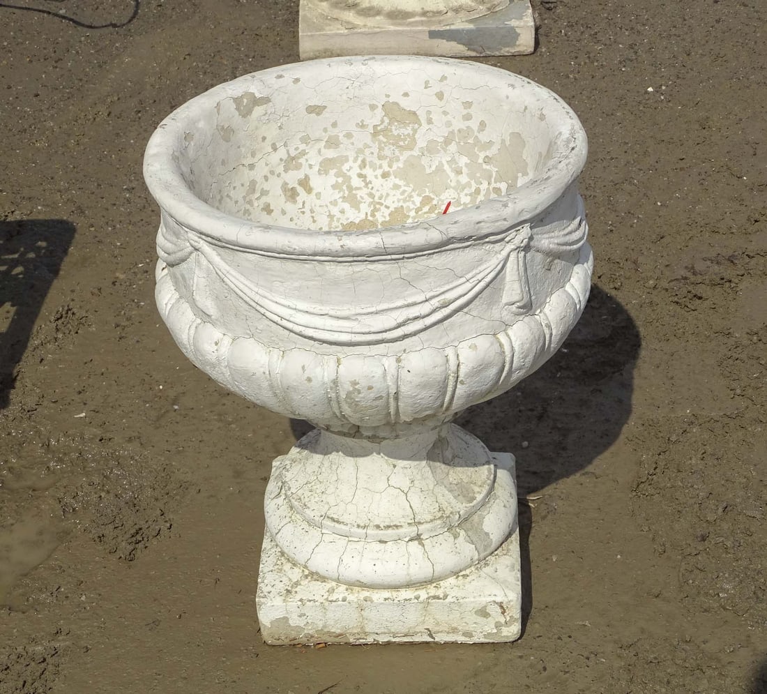 Poured Stone Urn (1 of 5)