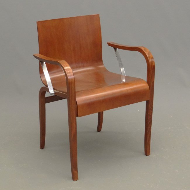 Mid Century Chair: Mid Century Knoll Enrico Franzolini chair. 31 1/2" overall Ht.