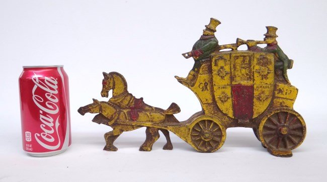 Doorstop: Royal Mail carriage doorstop. 12" x 7 1/4".