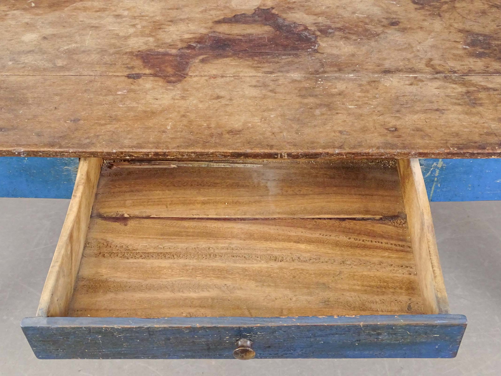 19th c. Farm Table - 4