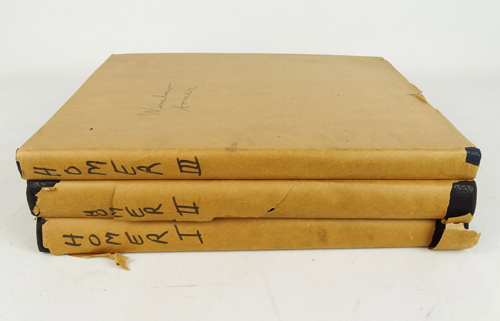 Book Lot: (3) Volumes Winslow Homer's Wood Engravi: Book Lot: (3) Volumes of Winslow Homer's wood engravings. Volumes I, II, III. 15" x 12 1/2" x 1 1/2".