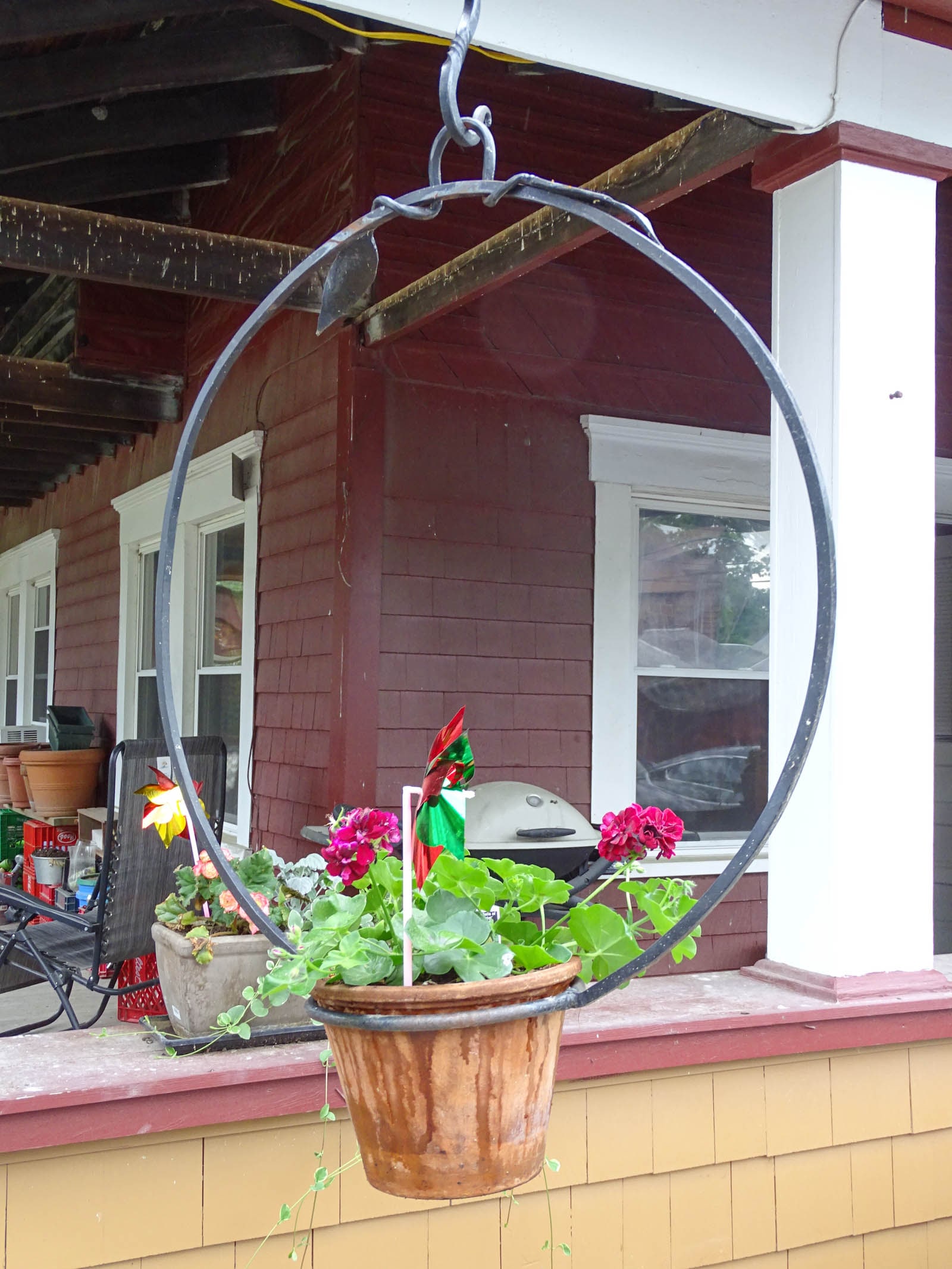 Wrought Iron Lamp Post - 10