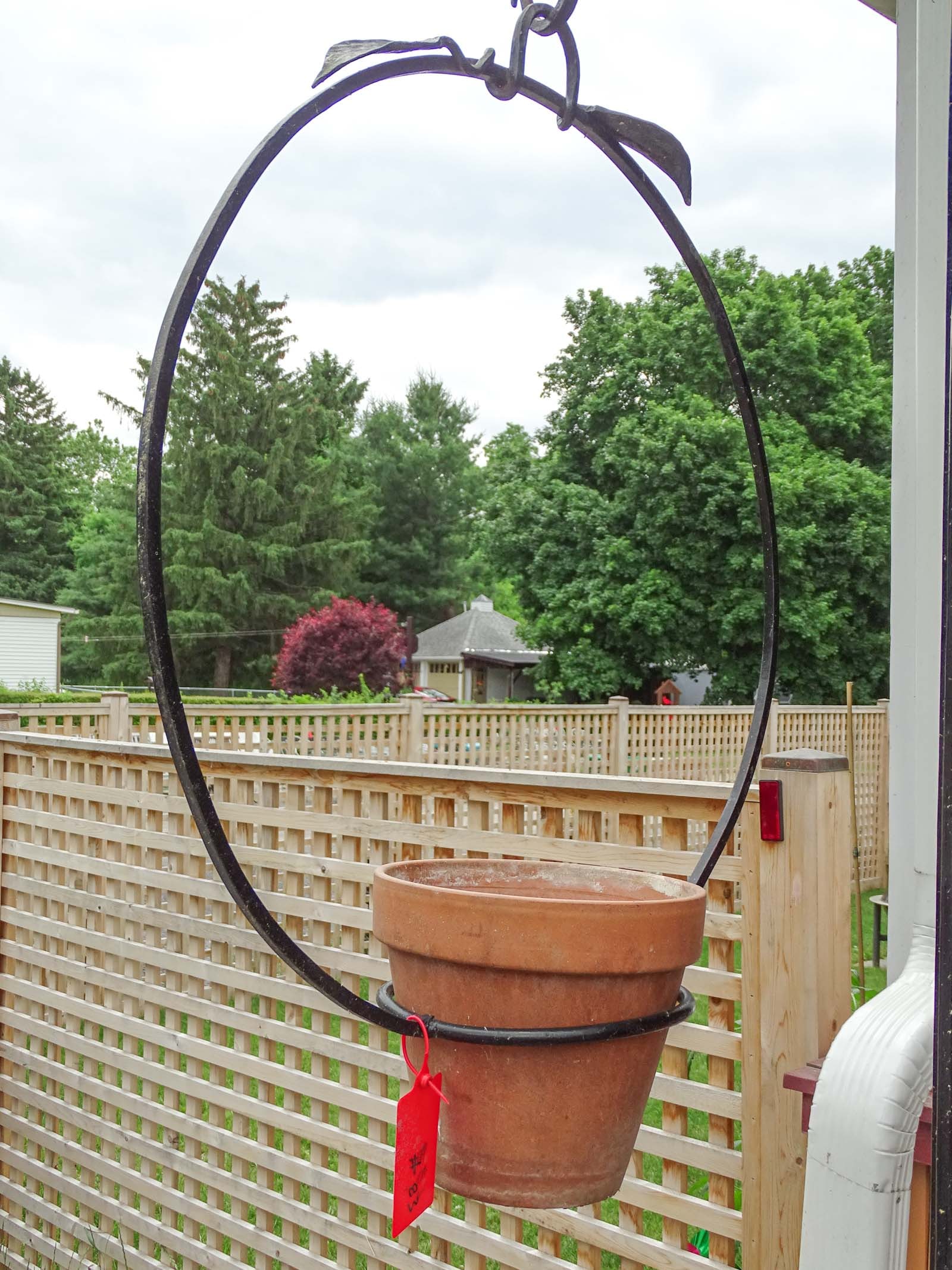 Wrought Iron Lamp Post - 11