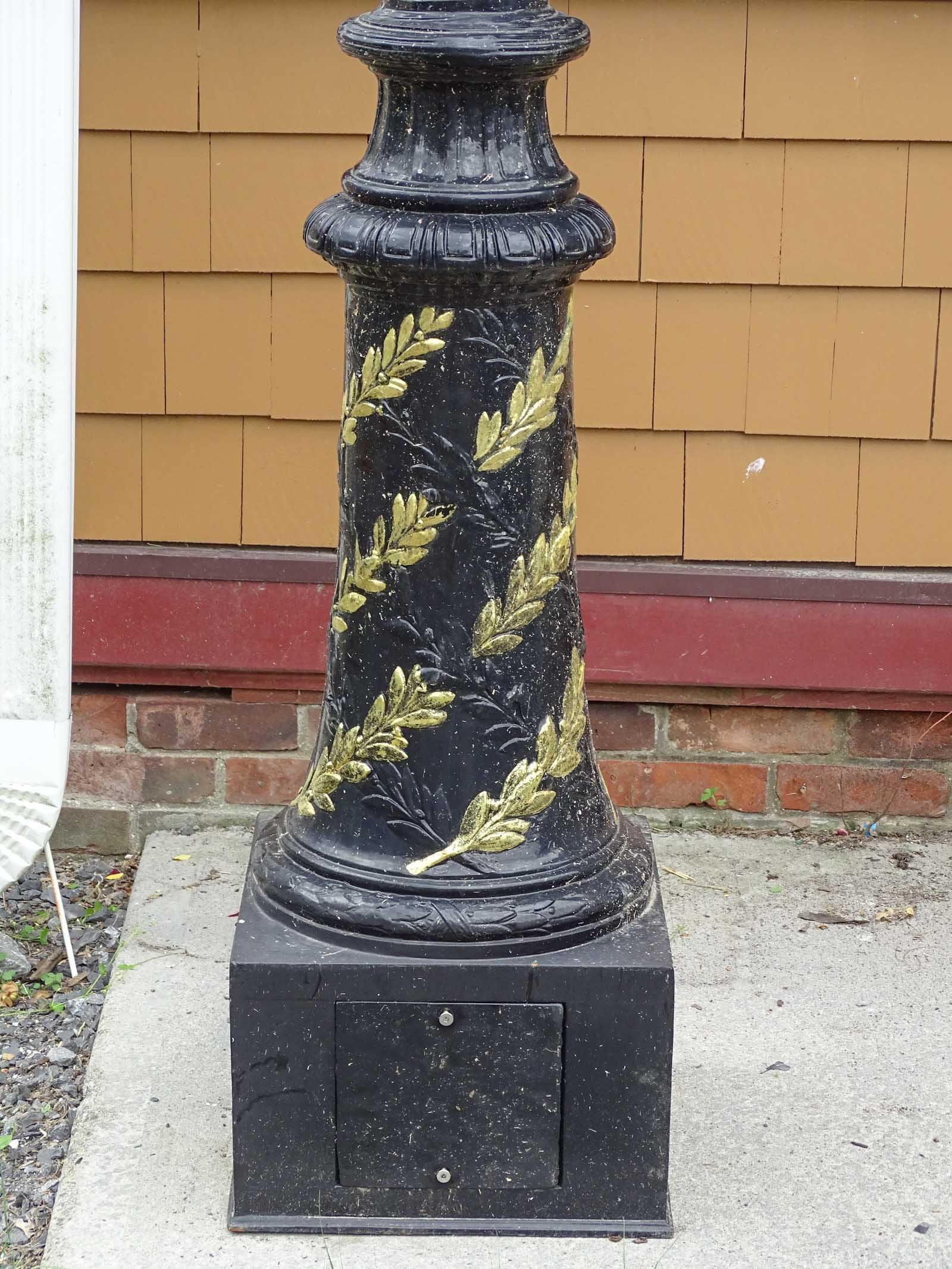 Wrought Iron Lamp Post - 3
