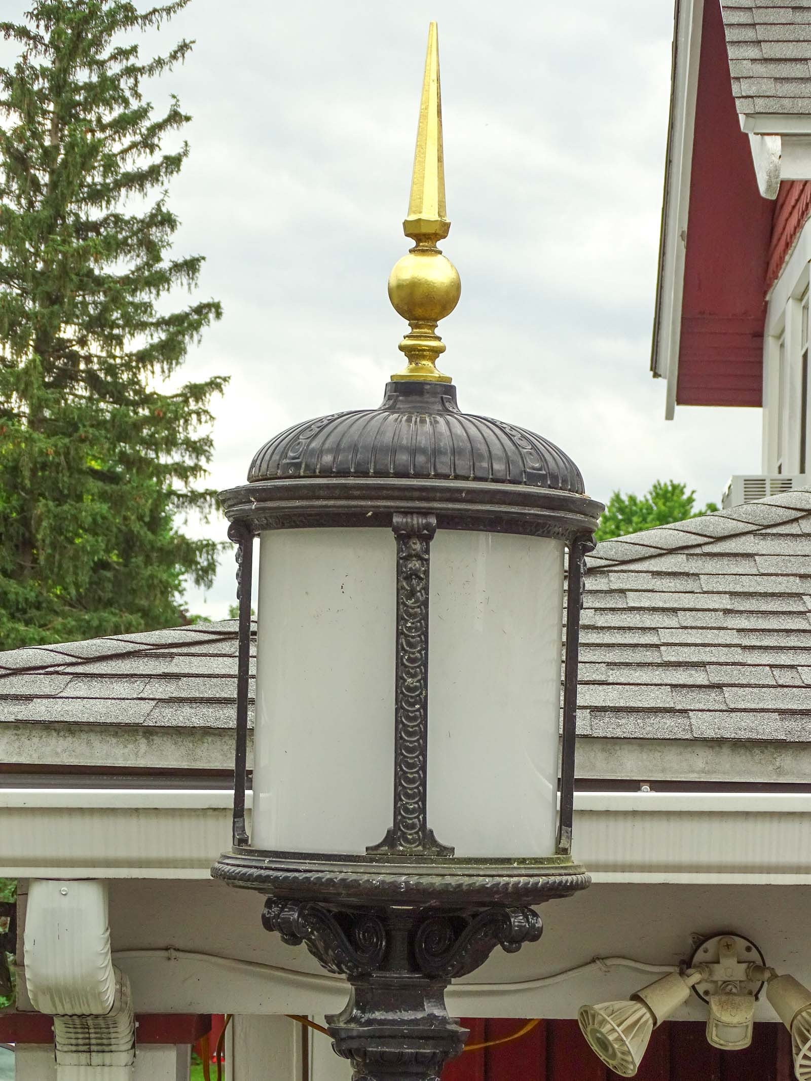 Wrought Iron Lamp Post - 6