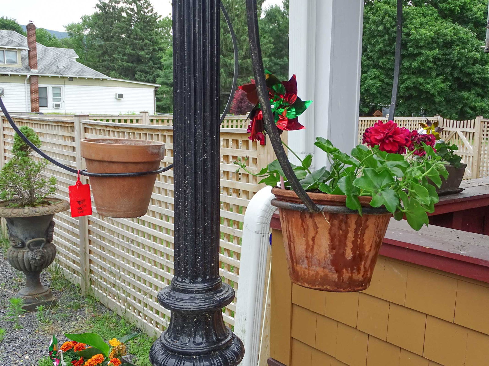 Wrought Iron Lamp Post - 9