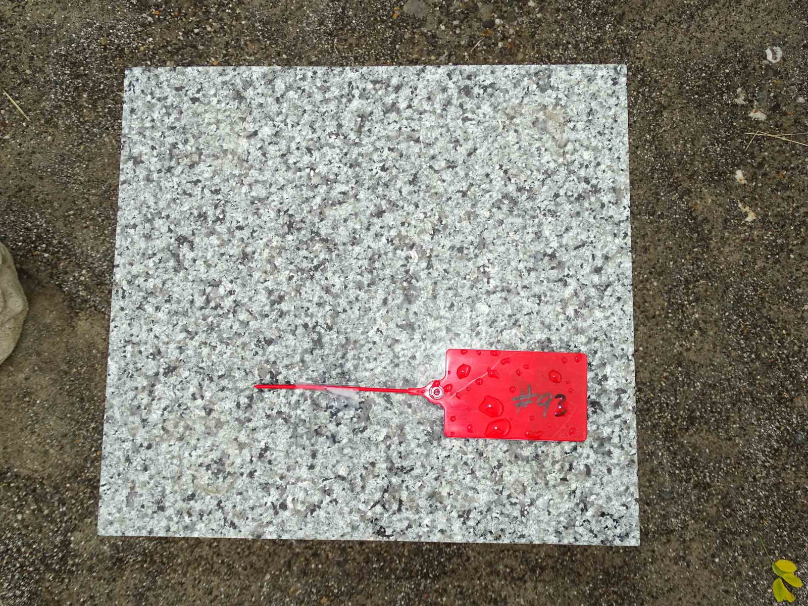 Poured Stone Base with Marble Top - 2