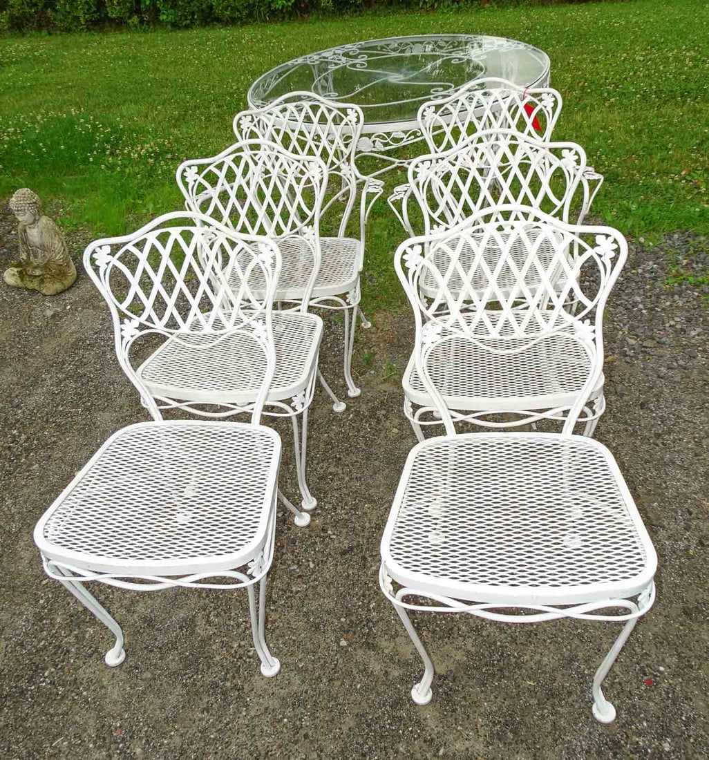 Wrought Iron Patio Set (1 of 5)