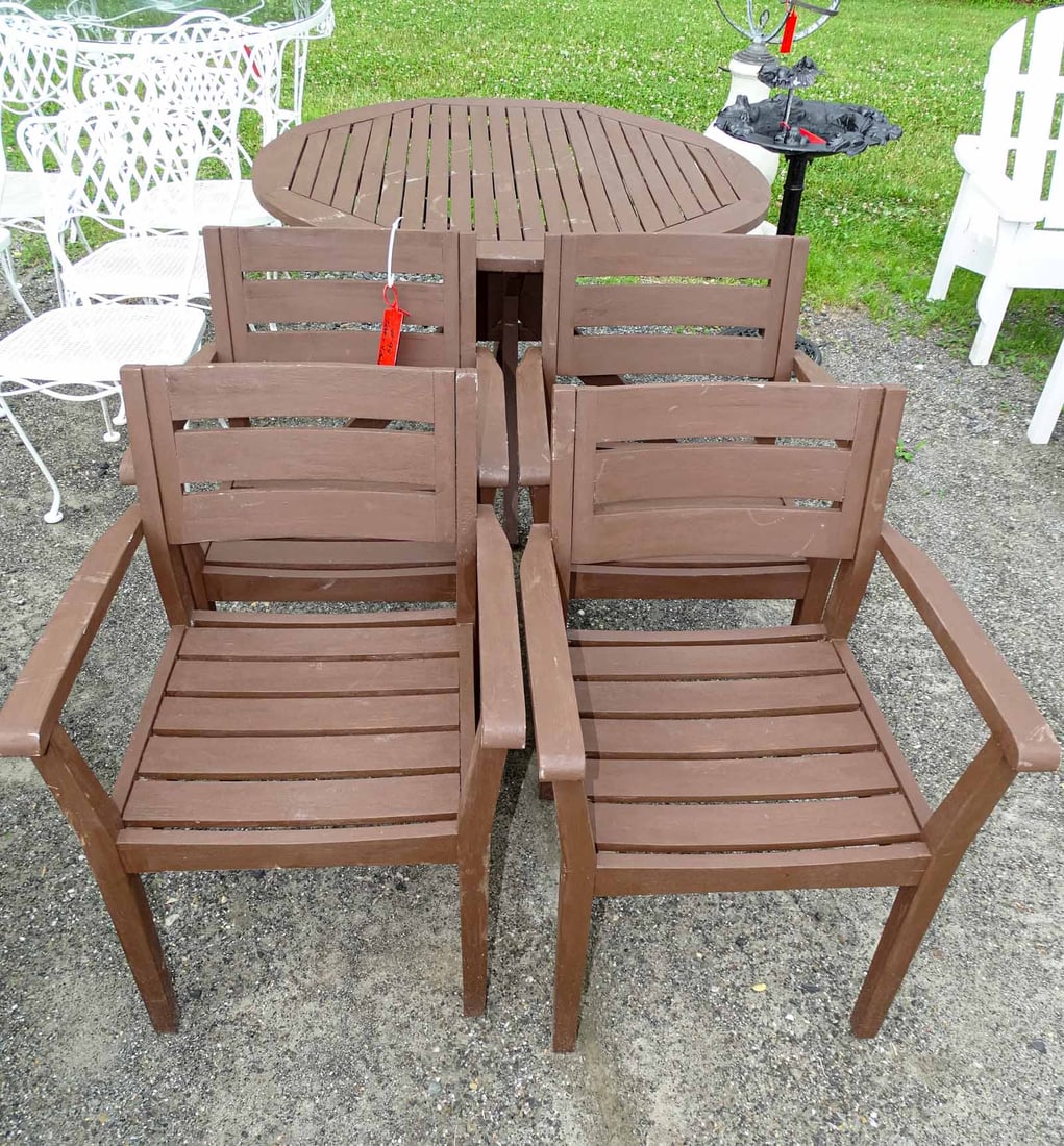 Teak Patio Set (1 of 4)
