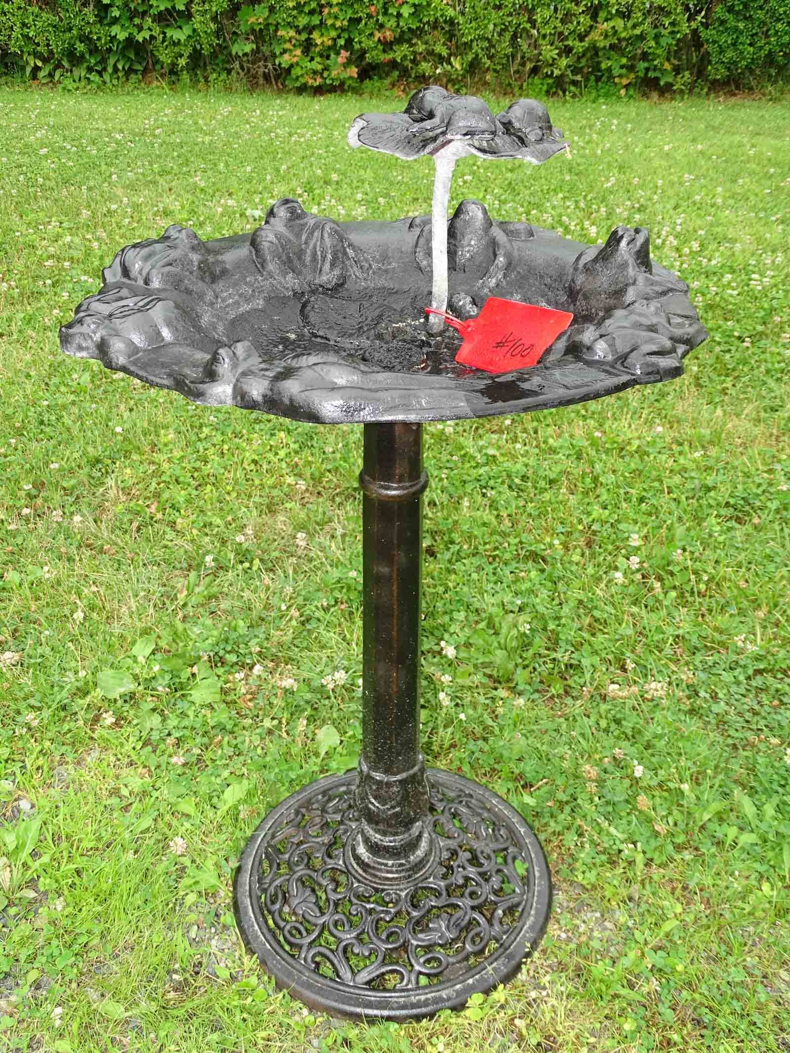 Metal Bird Bath - 4