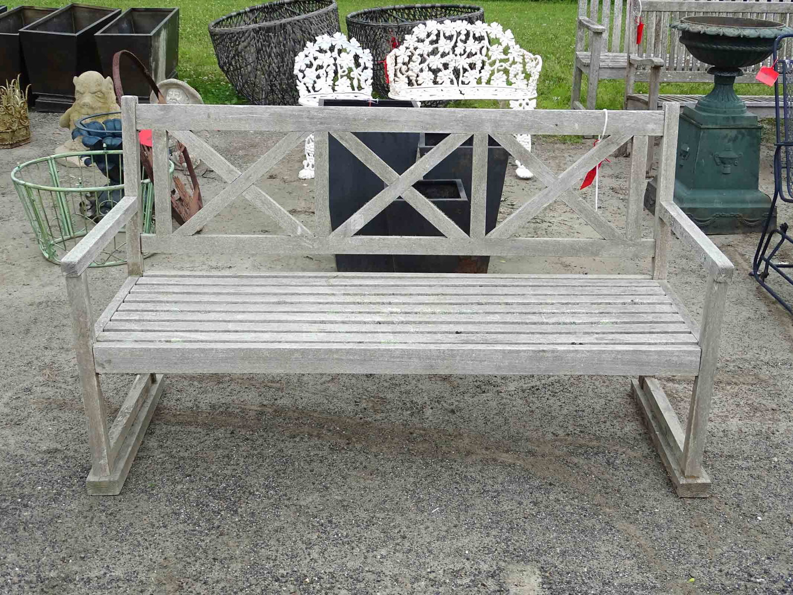 Teak Bench Lot - 2