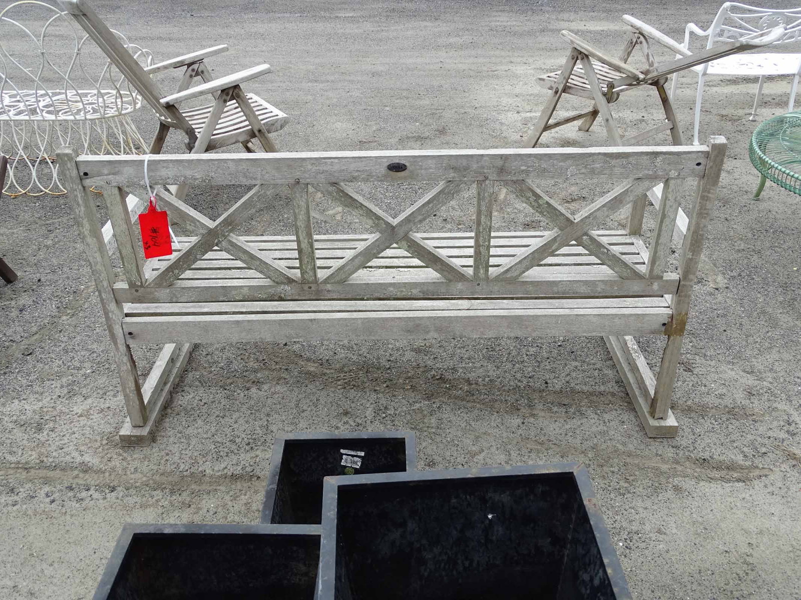 Teak Bench Lot - 5