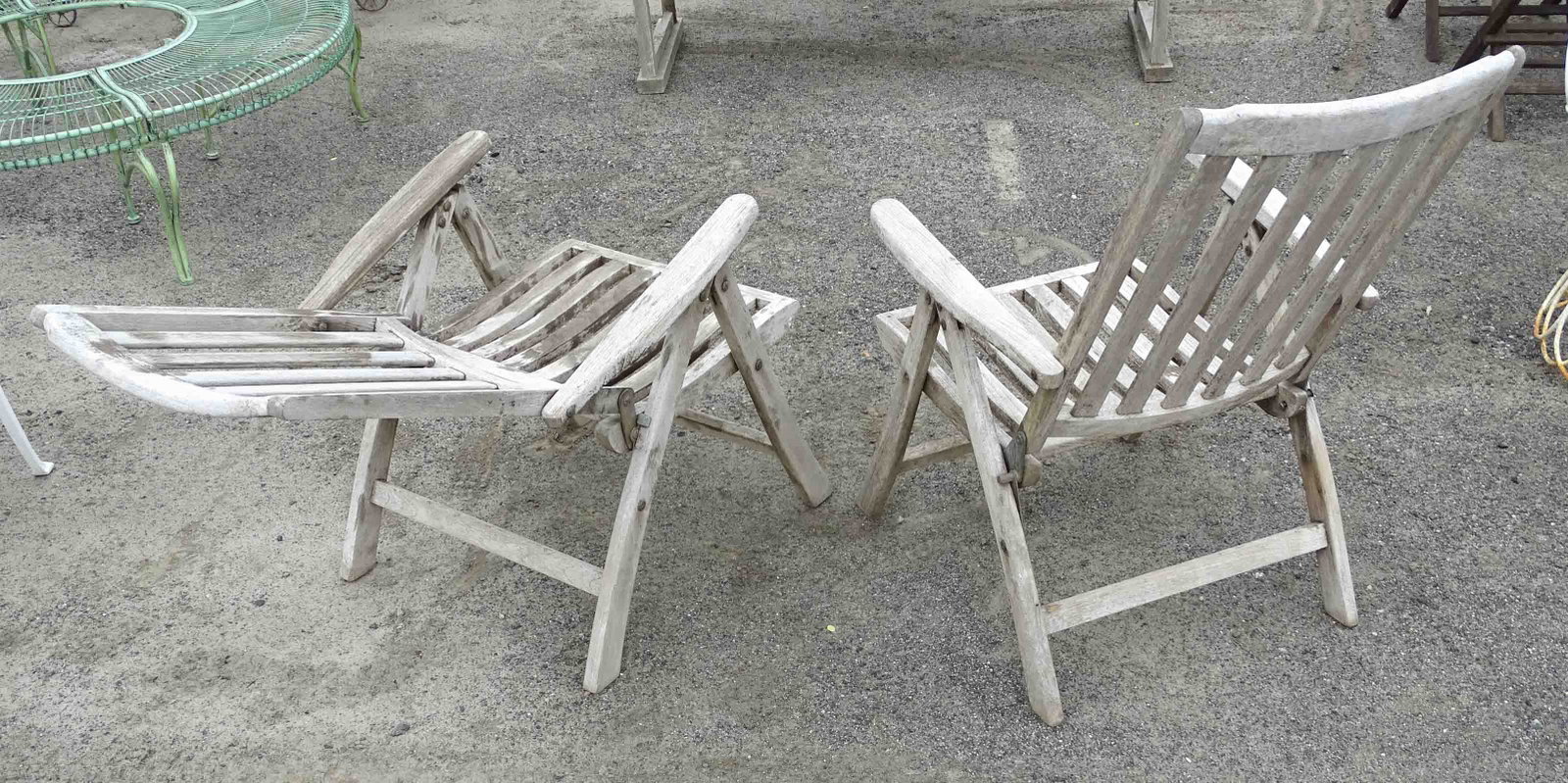 Teak Bench Lot - 8