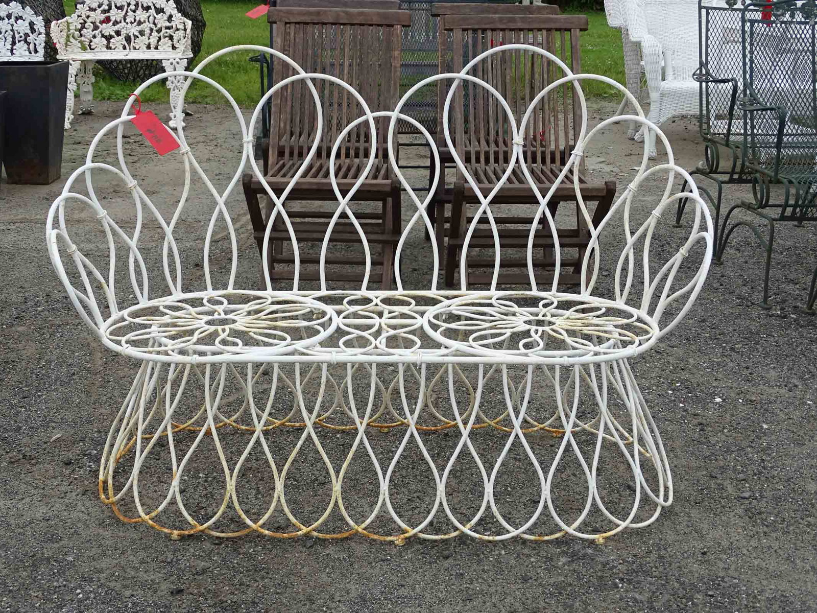 Wrought Iron Bench - 2