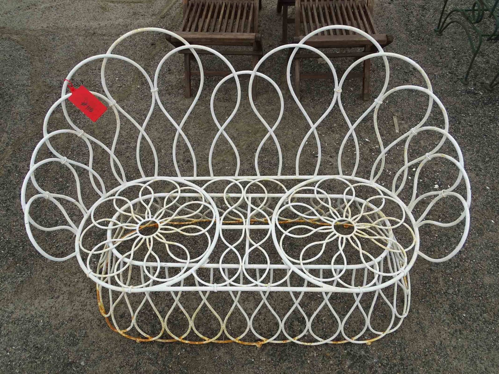 Wrought Iron Bench - 3