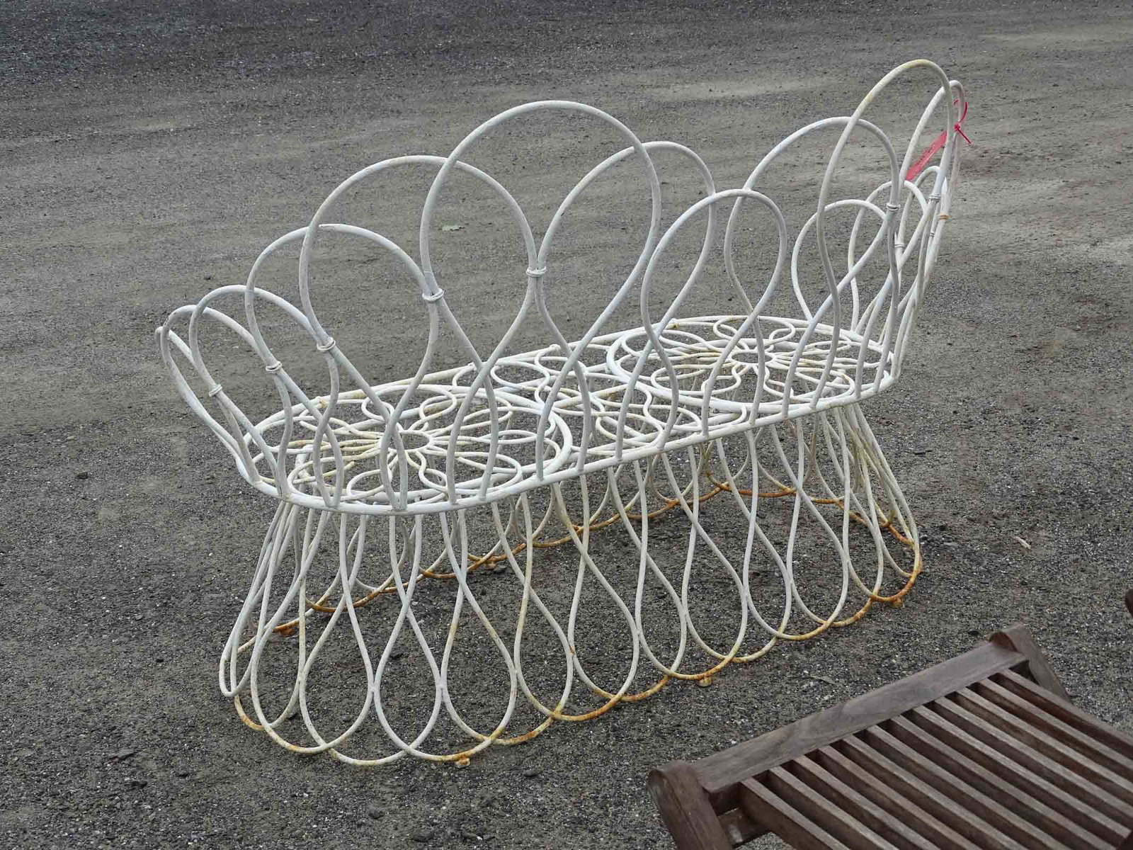 Wrought Iron Bench - 4