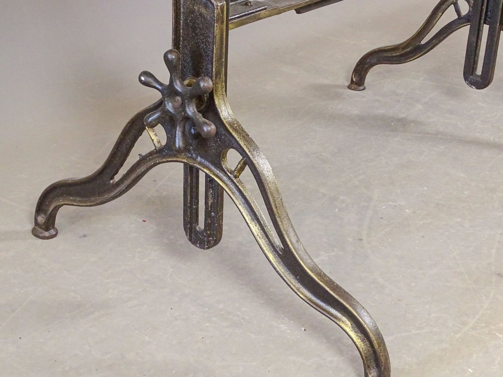 Cast Iron Base Drafting Table - 3