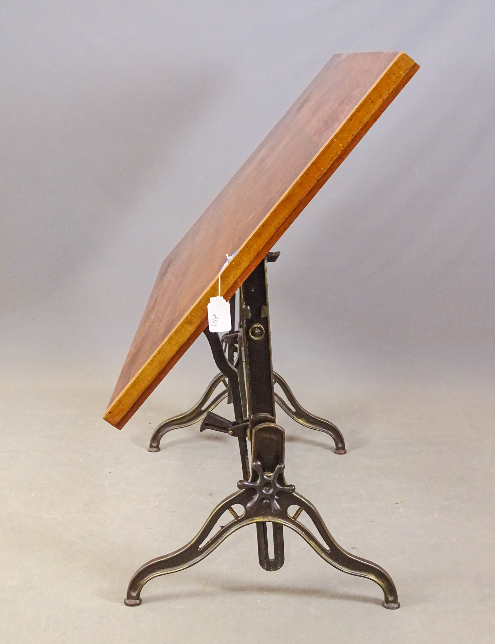 Cast Iron Base Drafting Table - 6