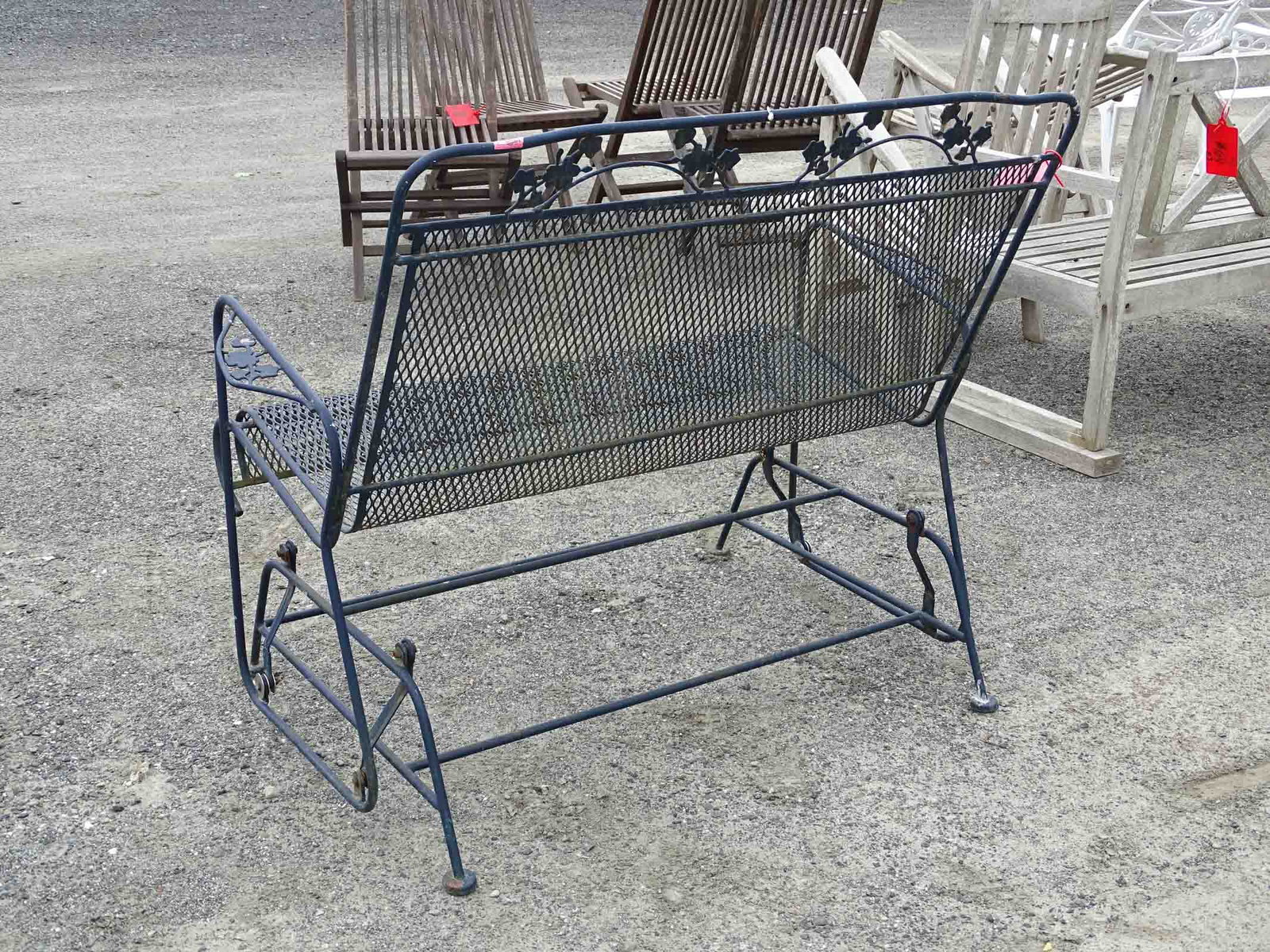 Wrought Iron Glider - 4
