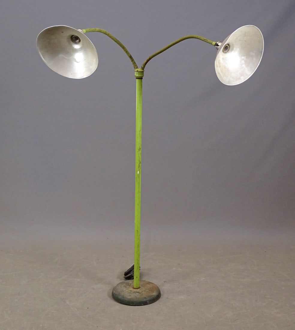 MCM Floor Lamp: MCM floor lamp. 51" Ht..
