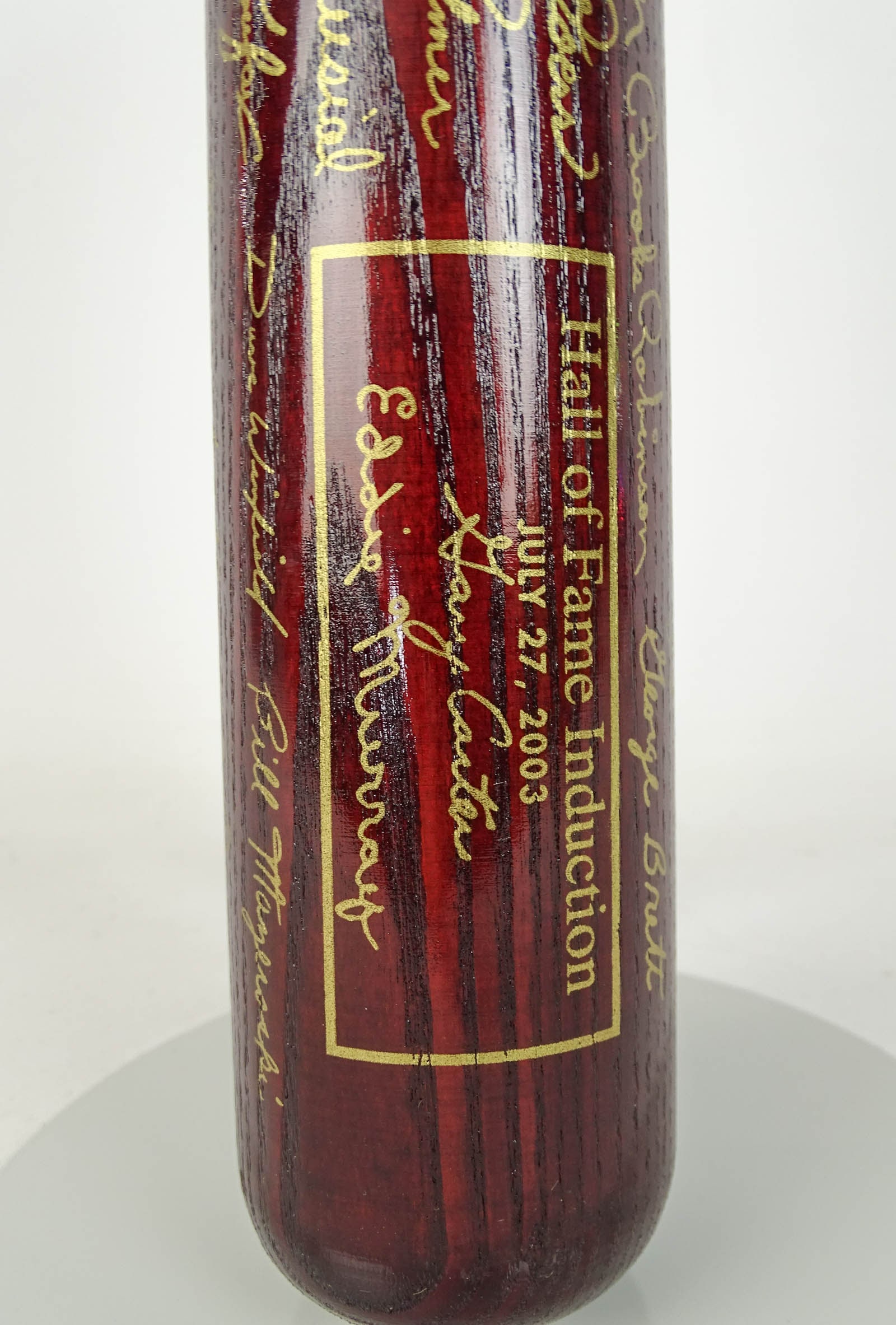 Autographed Baseball Bat - 3