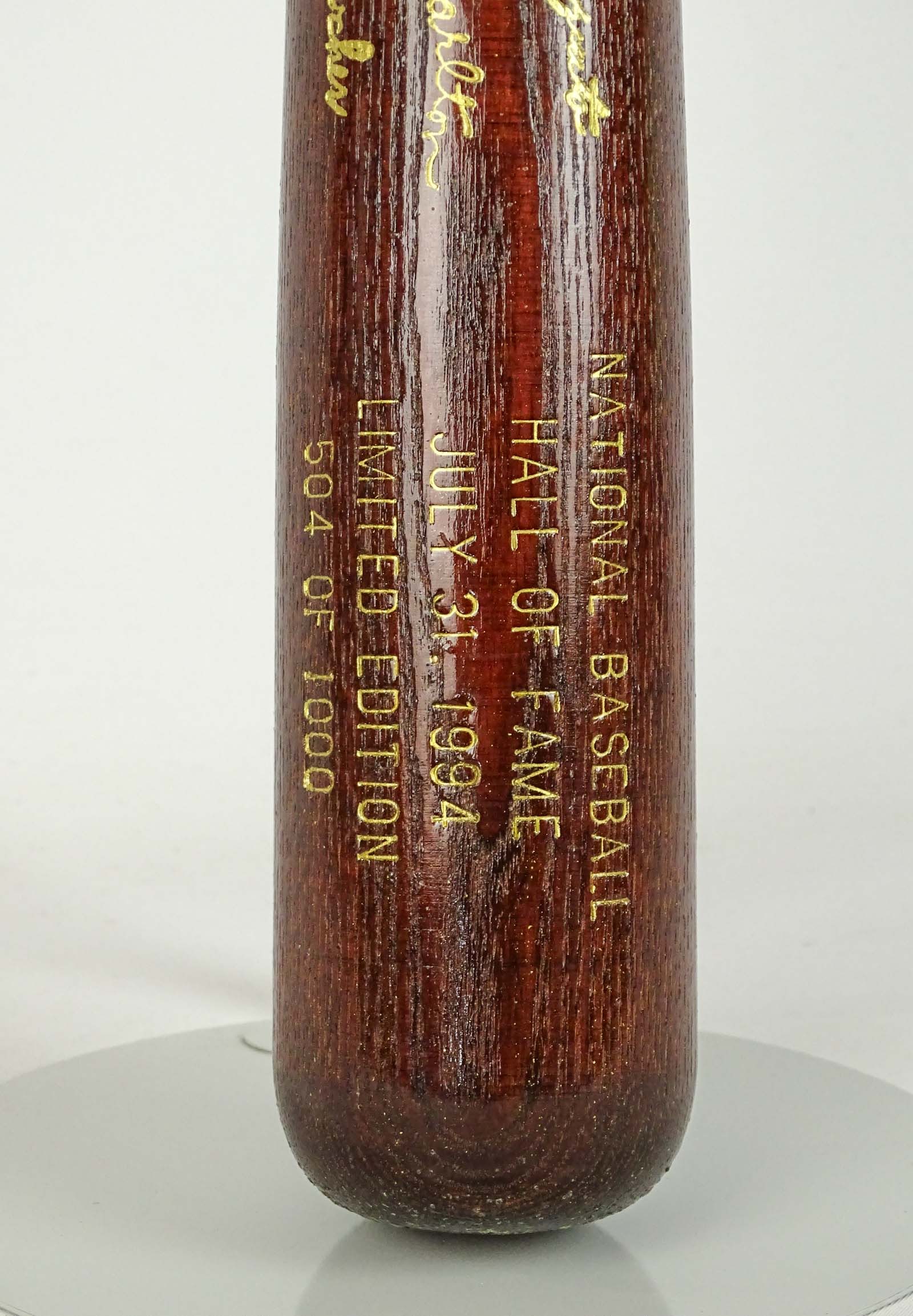 Autographed Baseball Bat - 3