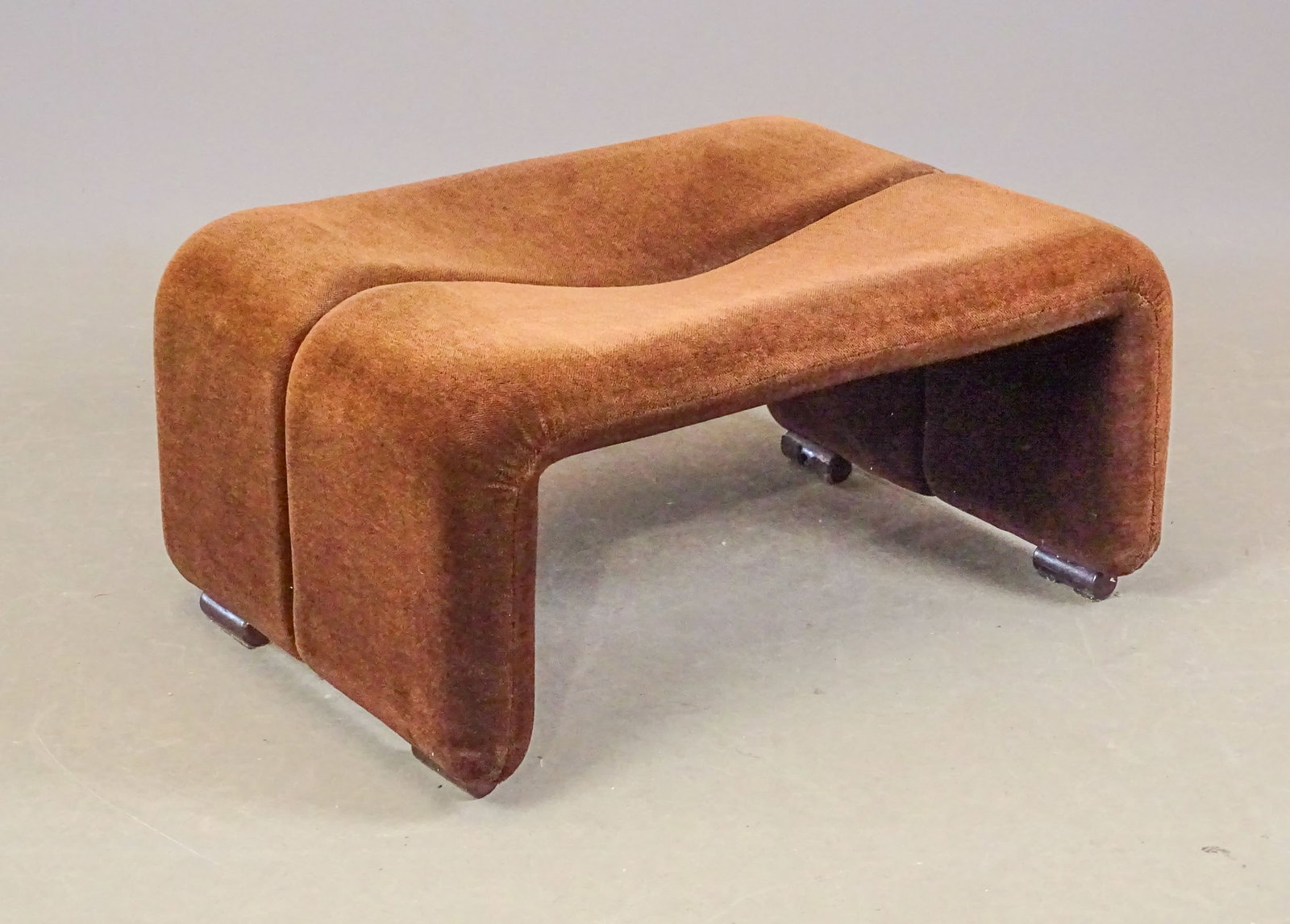 MCM Ottoman: MCM upholstered ottoman. 26" x 20" x 14" Ht..