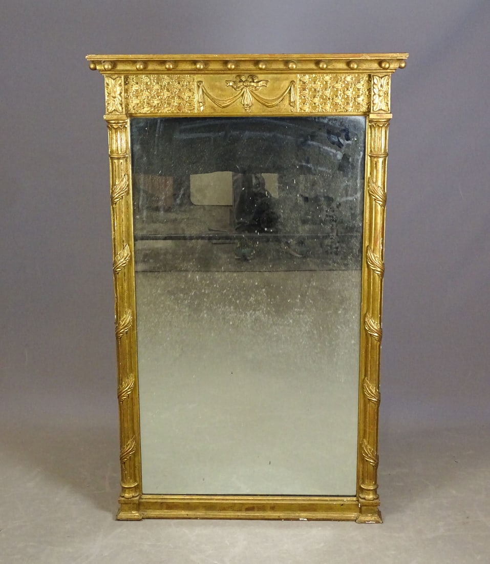 Federal Style Mirror: 19th c. Federal style mirror. 51" x 31".