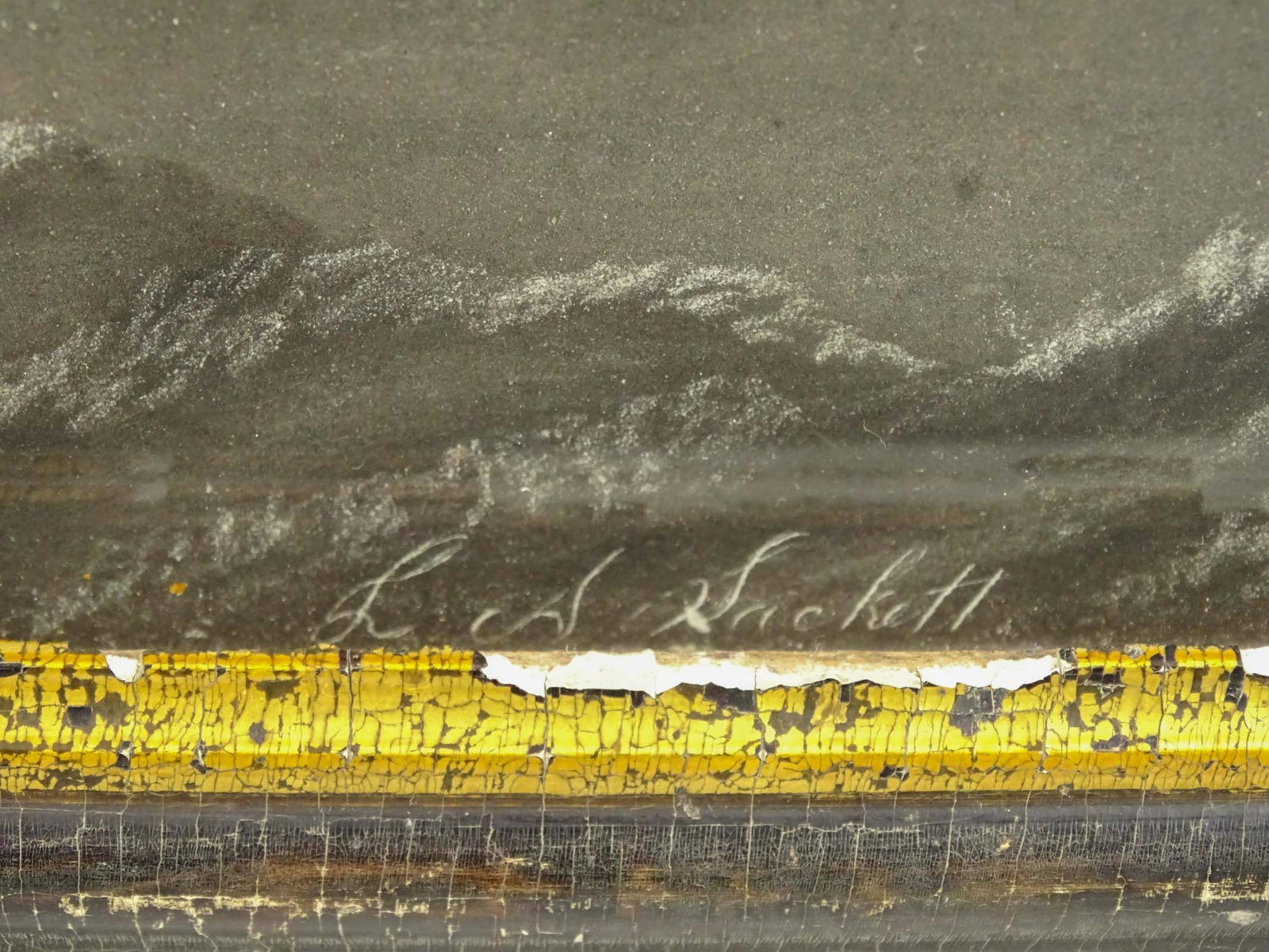 19th c. Sandpaper Drawing - 4