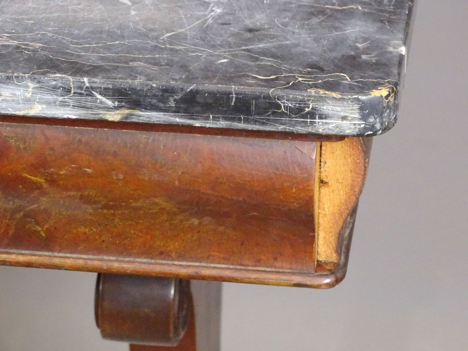 19th c. Marble Top Server - 4