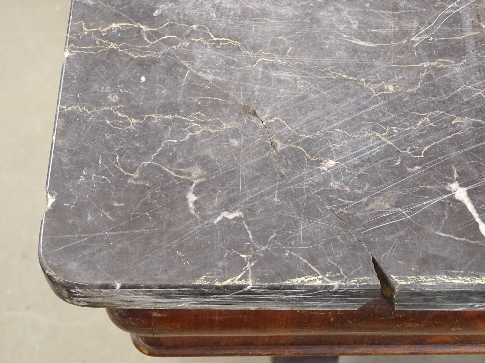 19th c. Marble Top Server - 7