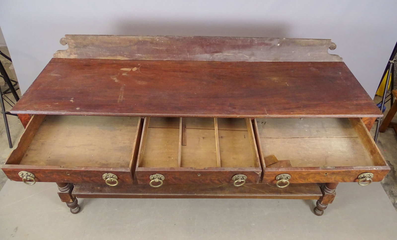 19th c. Mahogany Server - 3